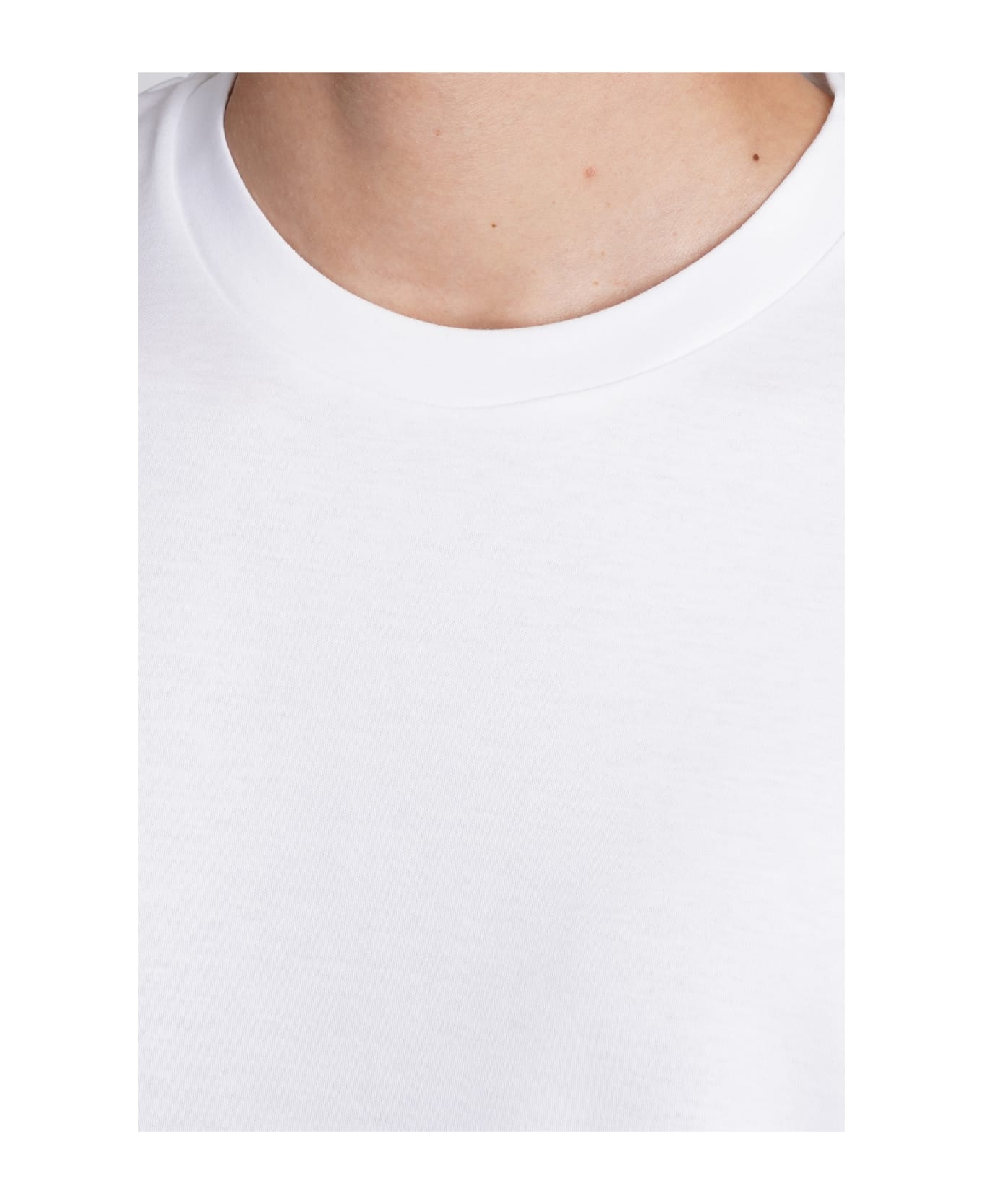 Giorgio Armani T-shirt In White Cotton - white
