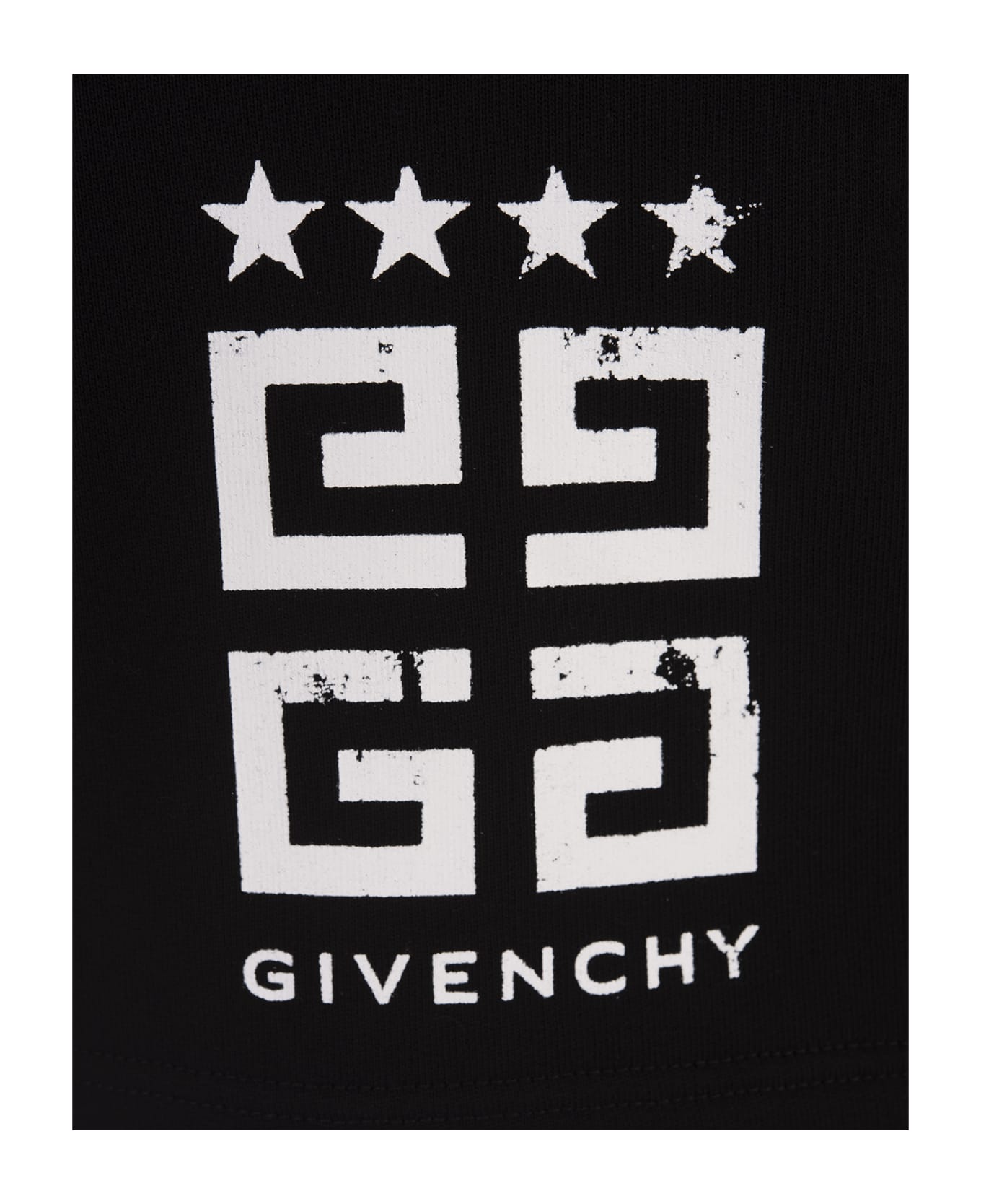 Givenchy Black Boxy Fit Bermuda Shorts With 4g Logo - Black