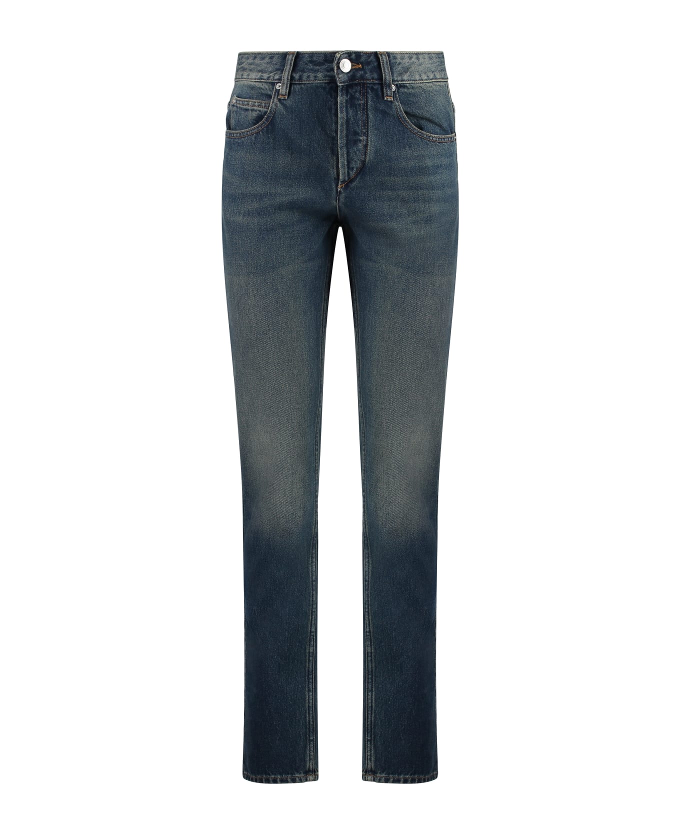 Isabel Marant Jiliana Stretch Cotton Jeans - Denim