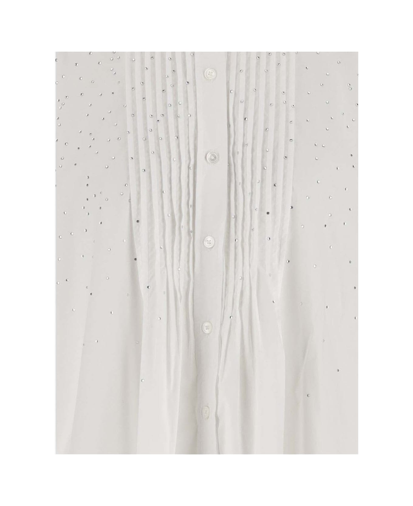 AZ Factory Cotton Chemisier - White ワンピース＆ドレス