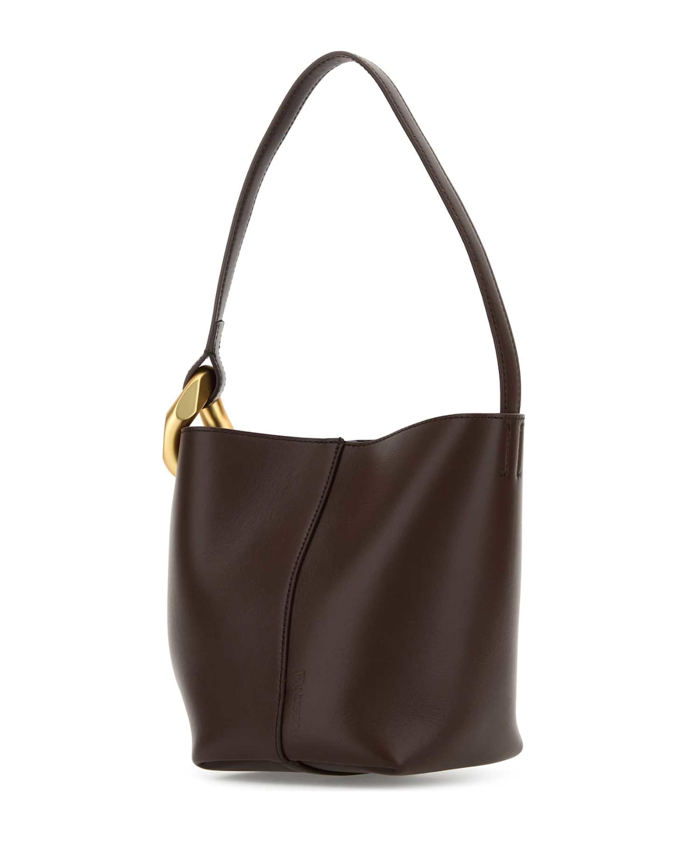 J.W. Anderson Brown Suede Shoulder Bag - DEEPWALNUT