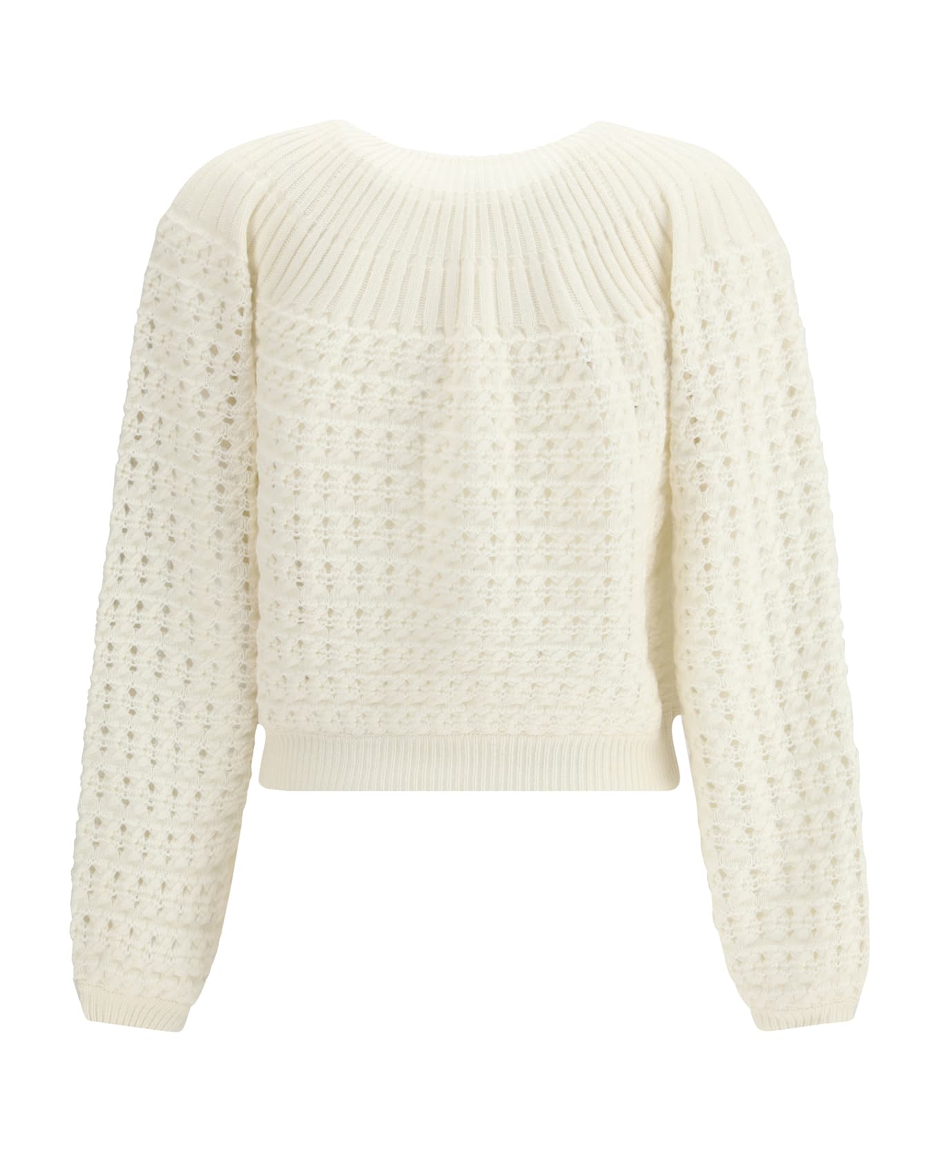 Chloé Buttoned-up Cardigan - IVORY