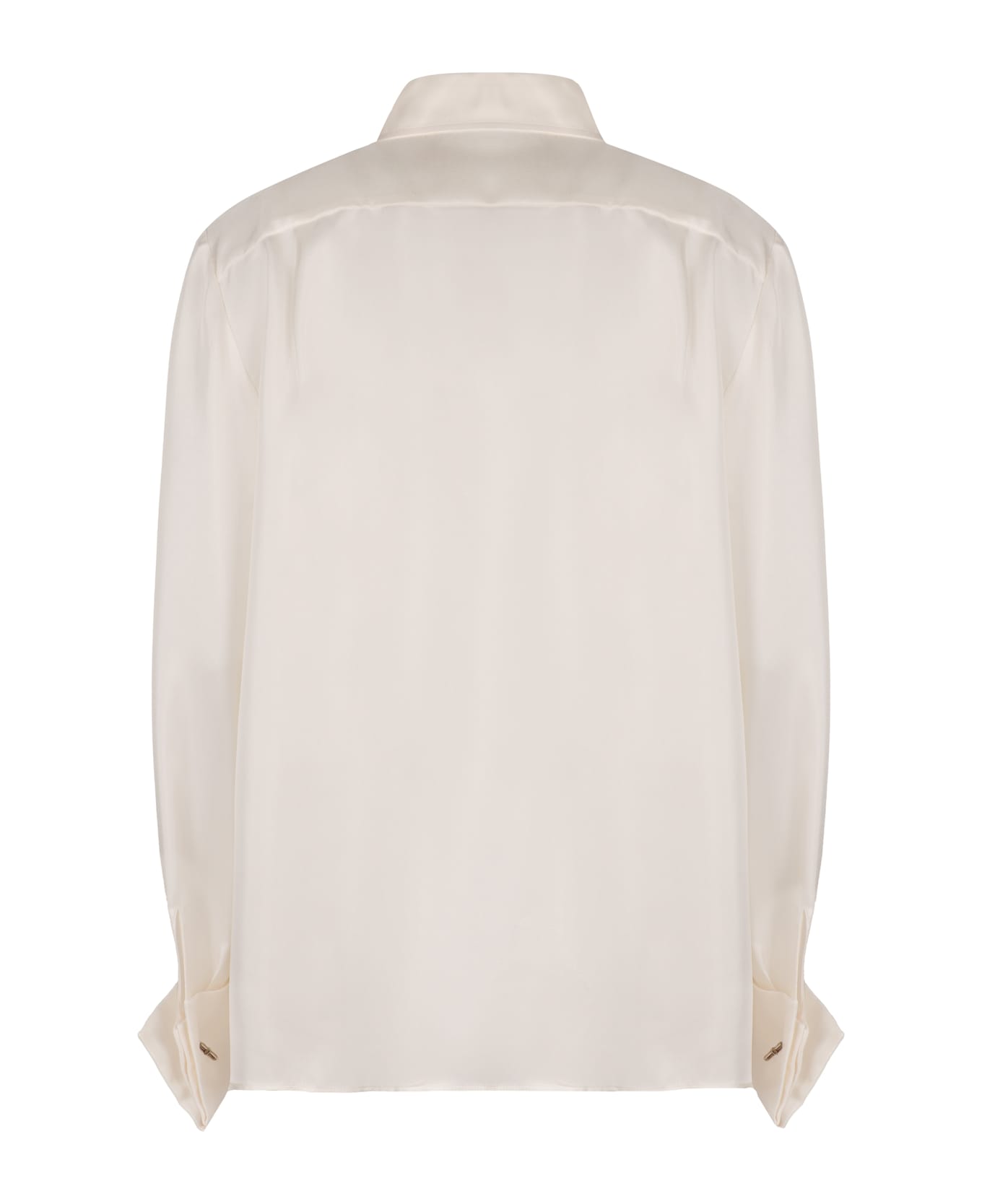 Alberta Ferretti Silk Shirt - Ivory