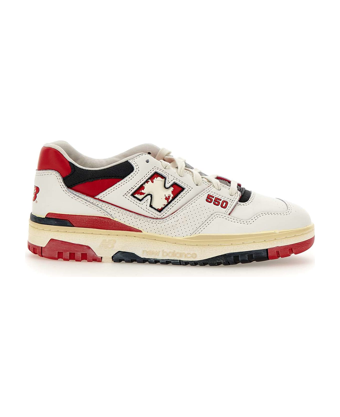 New Balance 'bb550vga' Leather Sneakers - Rosso