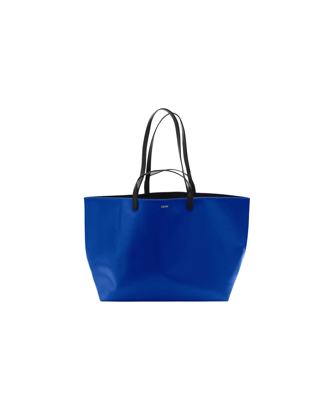 Cahu Medium Permanente Collection Le Pratique Tote Bag - Dark Blue Black