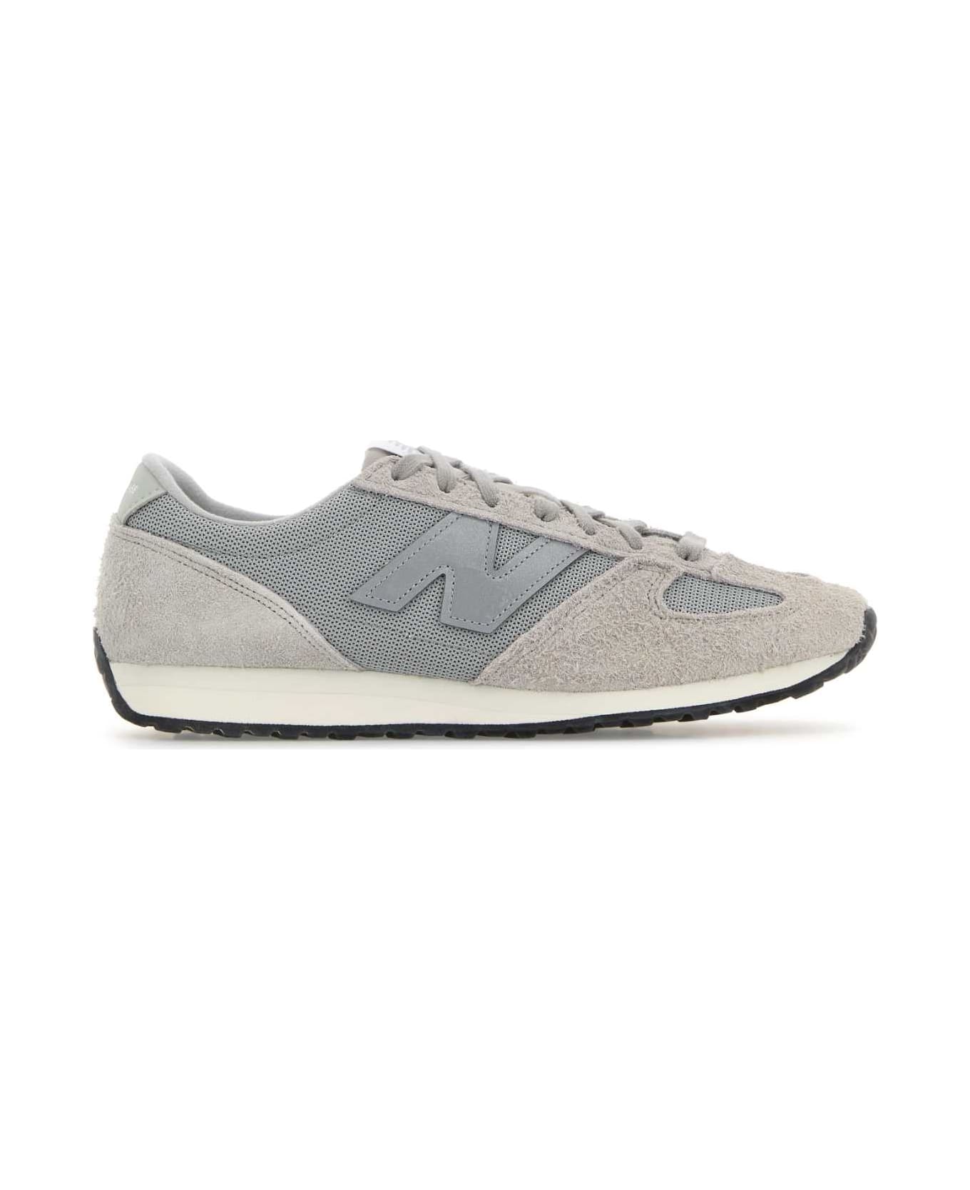 Junya Watanabe Grey Suede And Mesh Junya Watanabe X New Balance Sneakers - GRAY