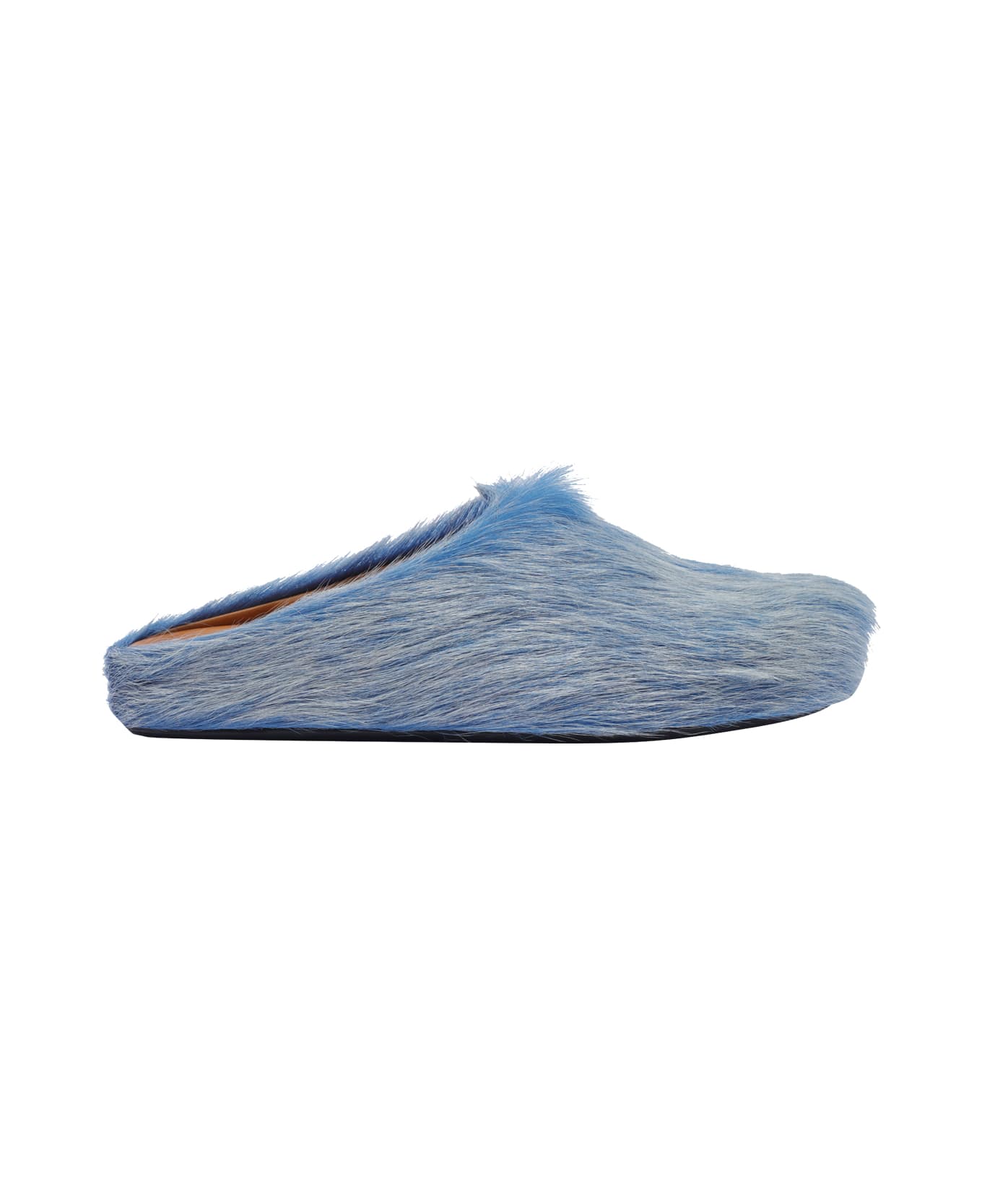 Marni Long Hair Fussbett Sabot - BLUE