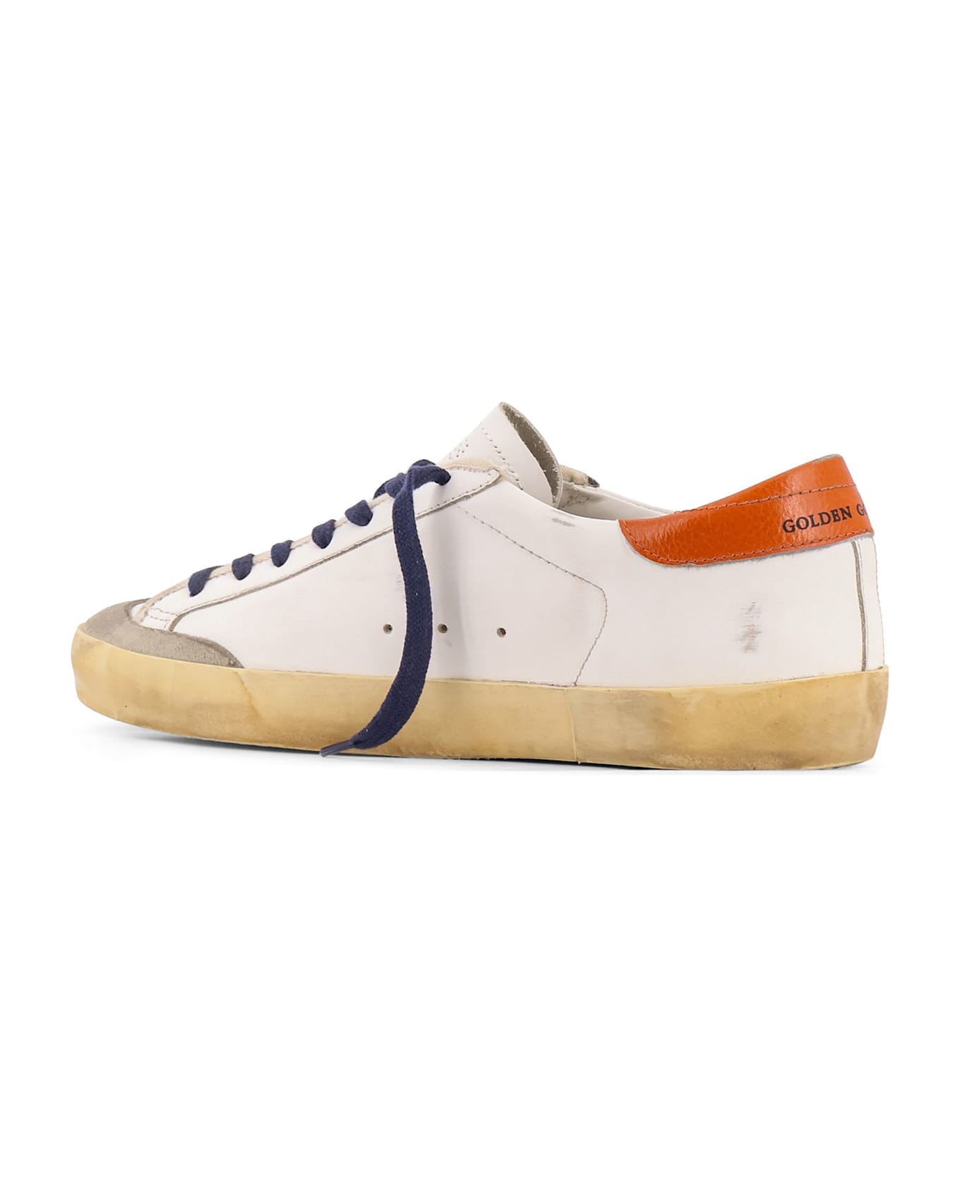 Golden Goose Super-star Penstar Classic With List Leather Low-top Sneakers - White