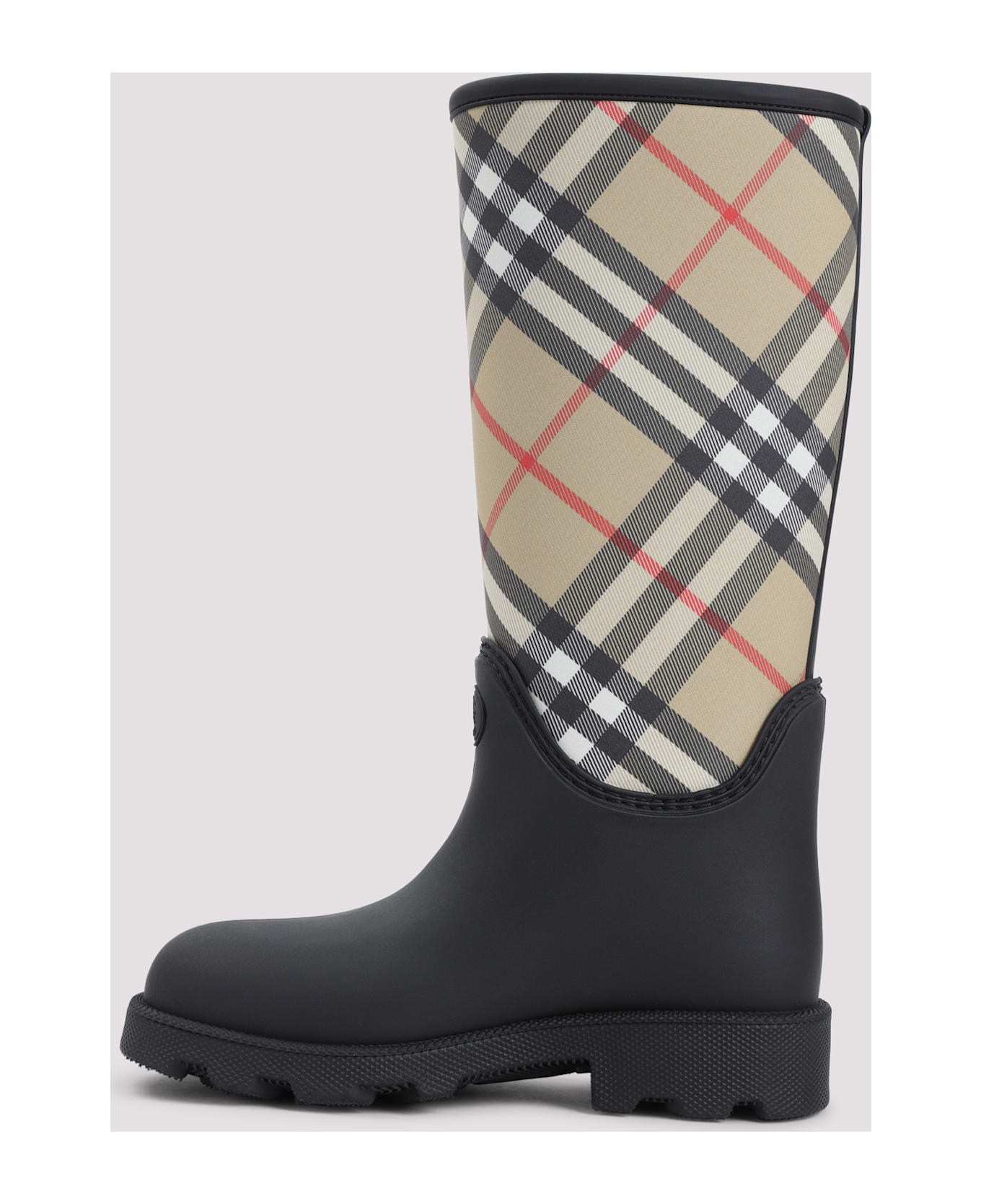 Burberry Marsh Stamp High Boots - Black