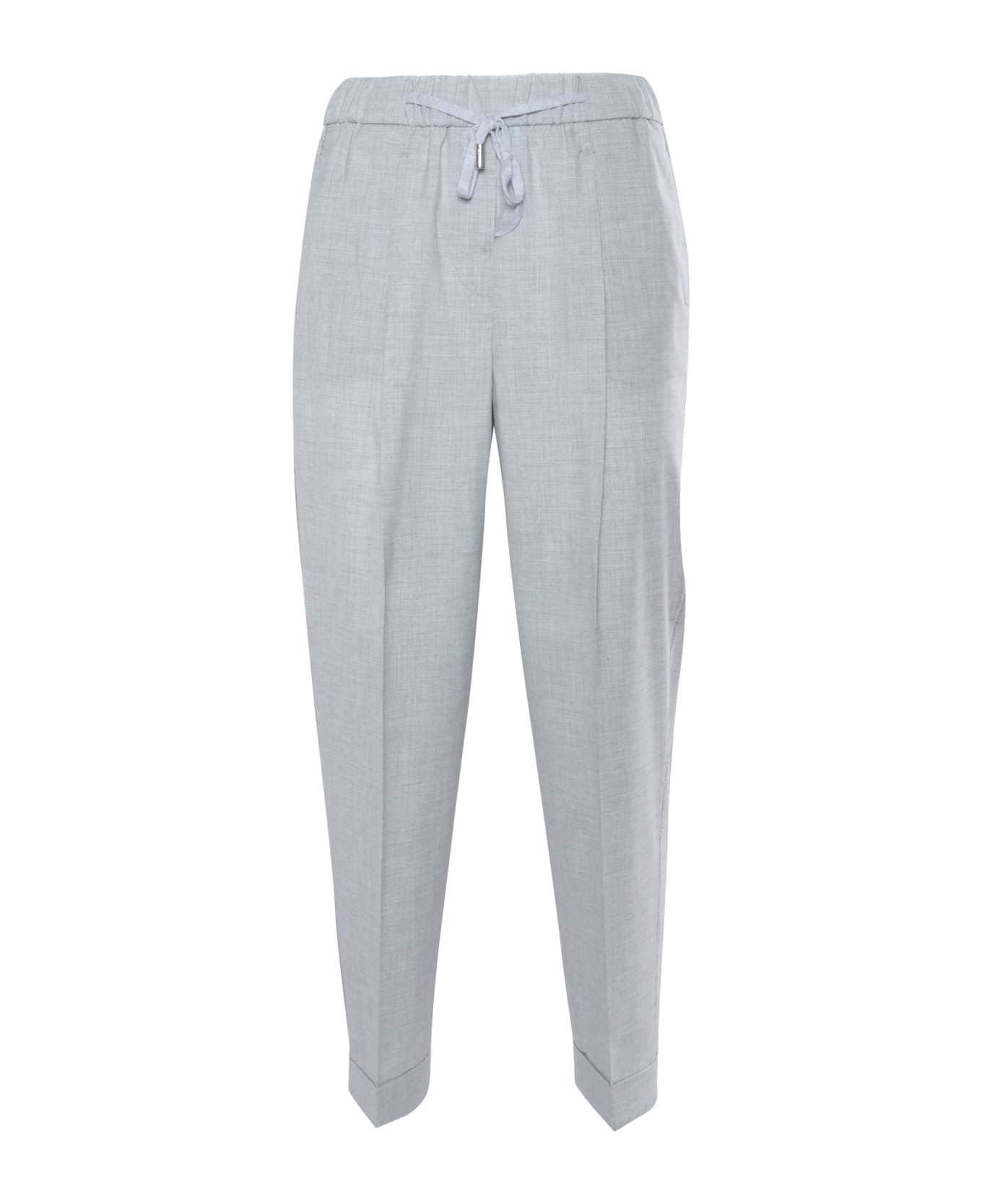 Peserico Gray Trousers - GREY