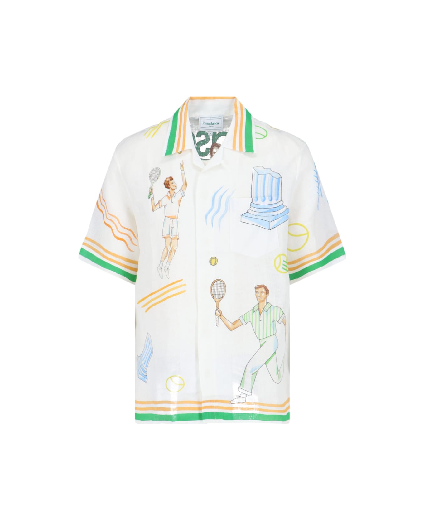 Casablanca 'tennis Play Icon' Shirt - White