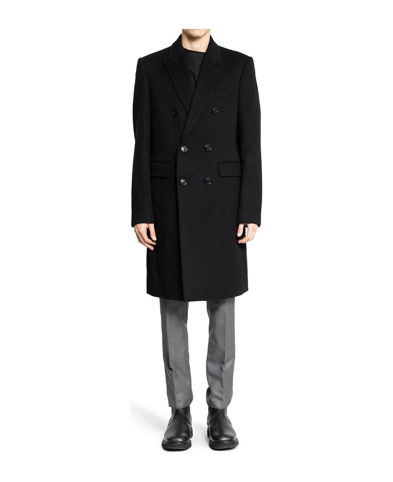 Celine Céline Classic Wool Coat - Black