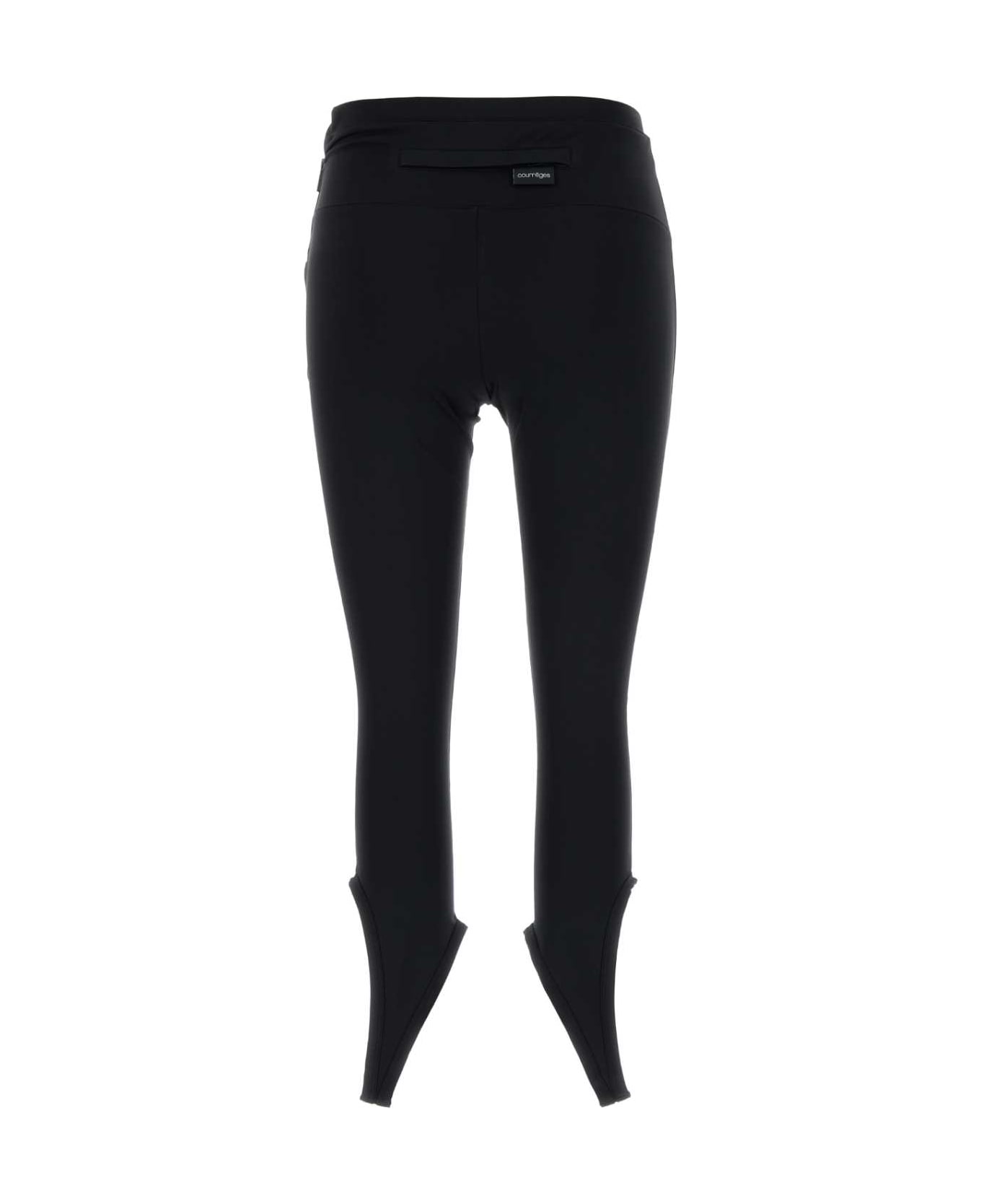 Courrèges Reserved Tech Leggings - Black