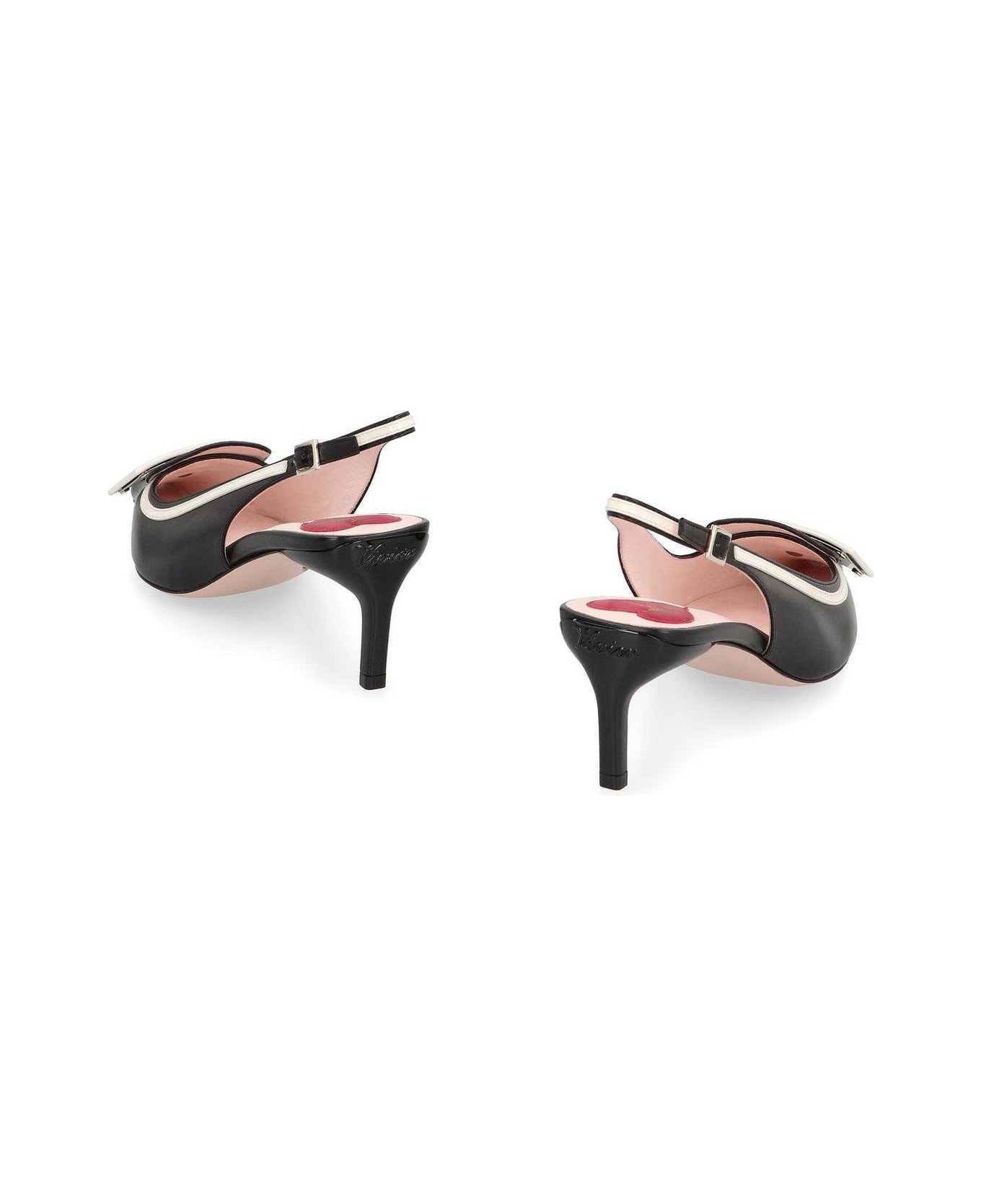 Roger Vivier Viv
 Canard Slingback Pumps - B999NEROC019CIRE
