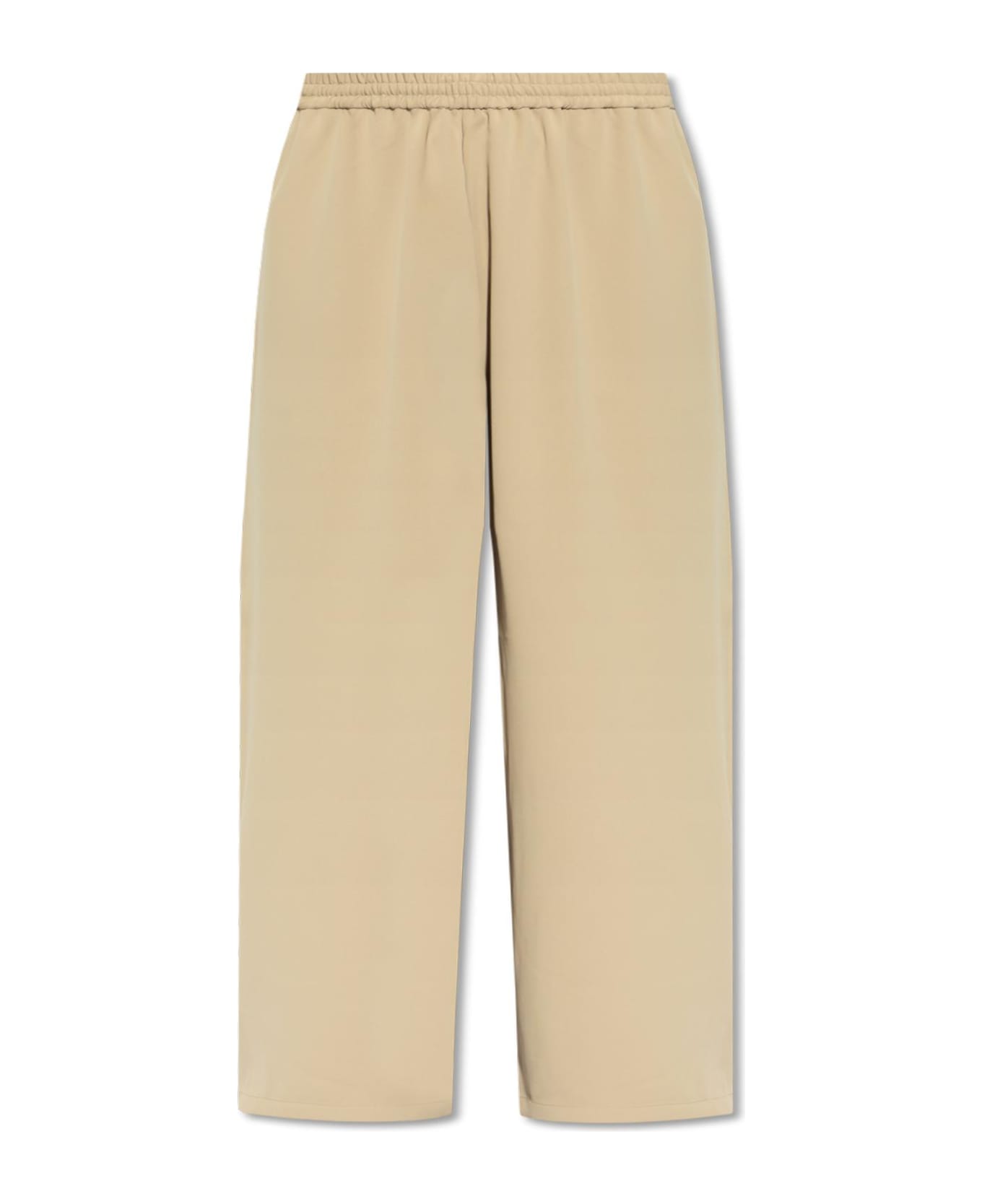 Acne Studios Trousers With Logo - Beige