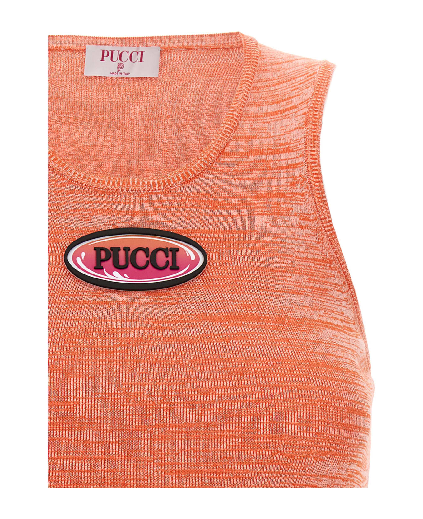 Pucci Logo Top - Pink