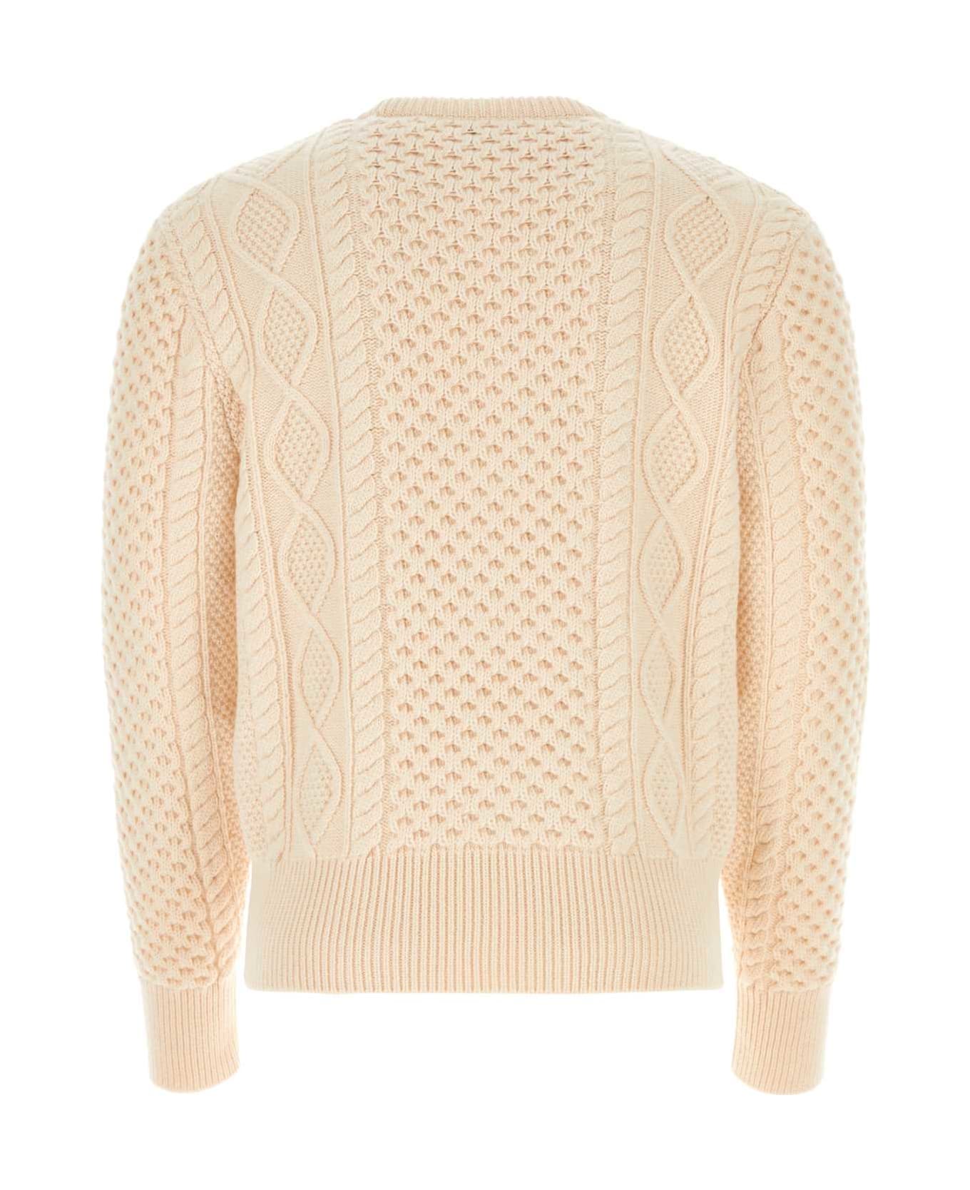 Bally Light Pink Wool Sweater - BONE50