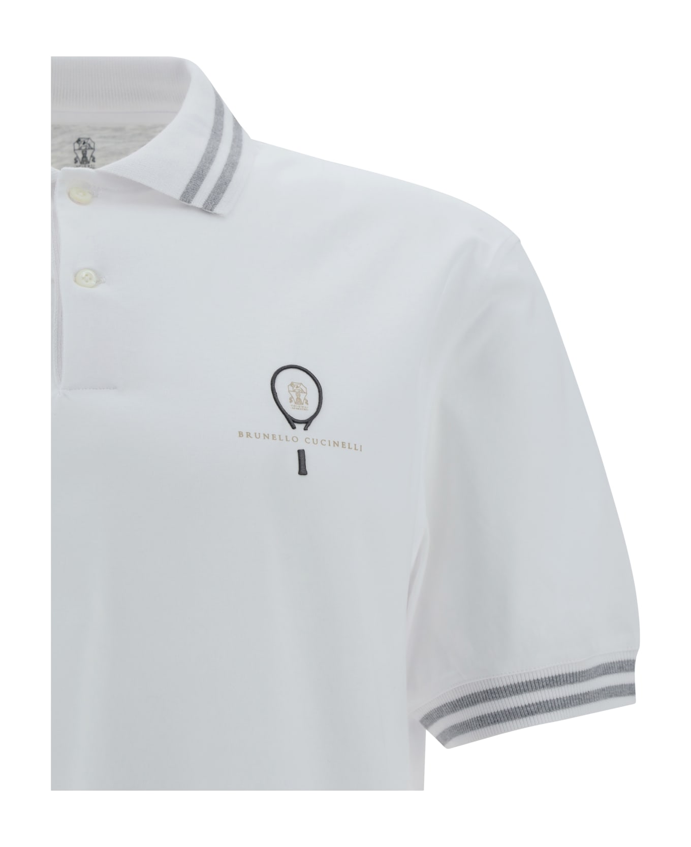 Brunello Cucinelli Polo Shirt - WHITE