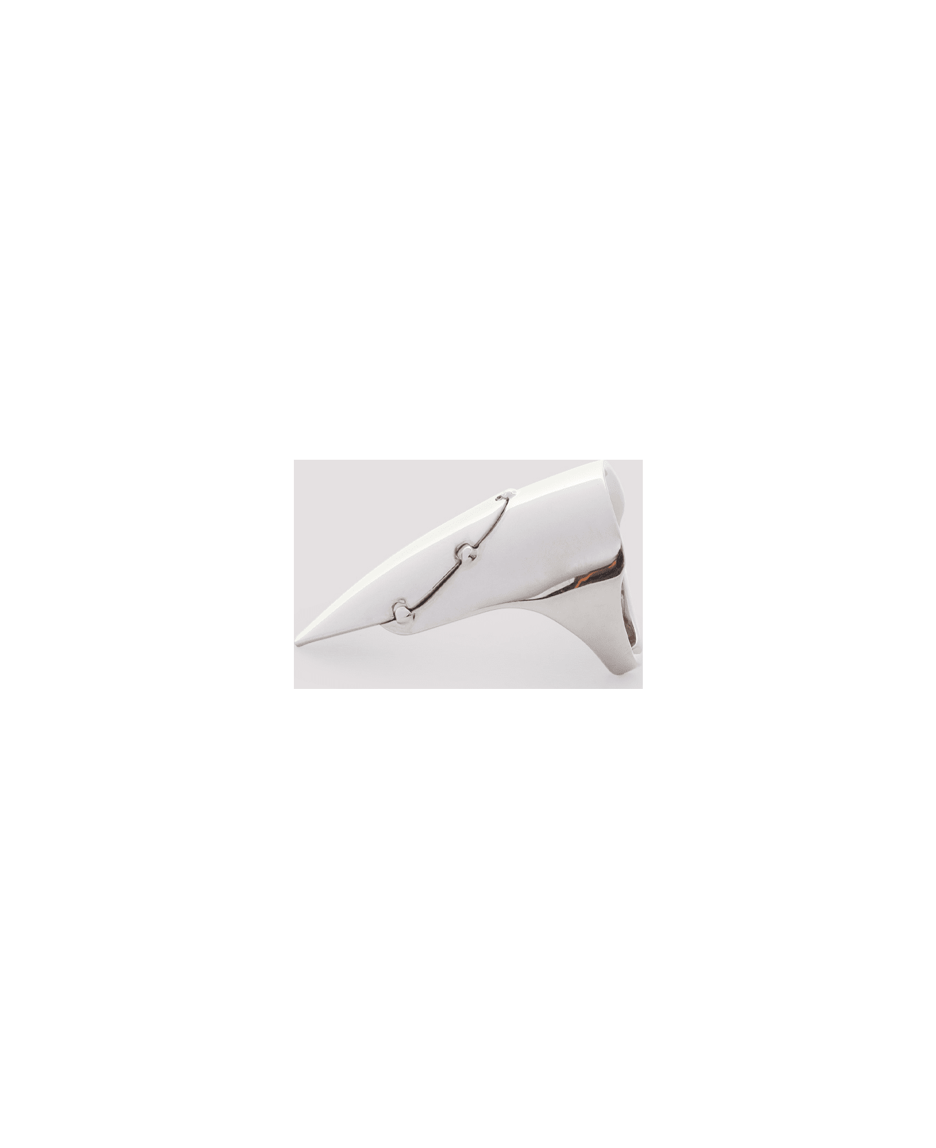 Jean Paul Gaultier Nail Ring - Silver