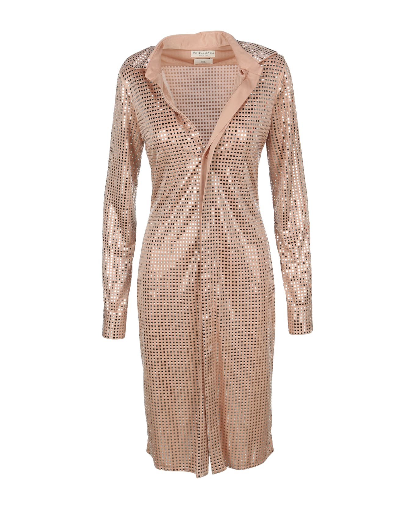 Bottega Veneta Embellished Dress - Skin 