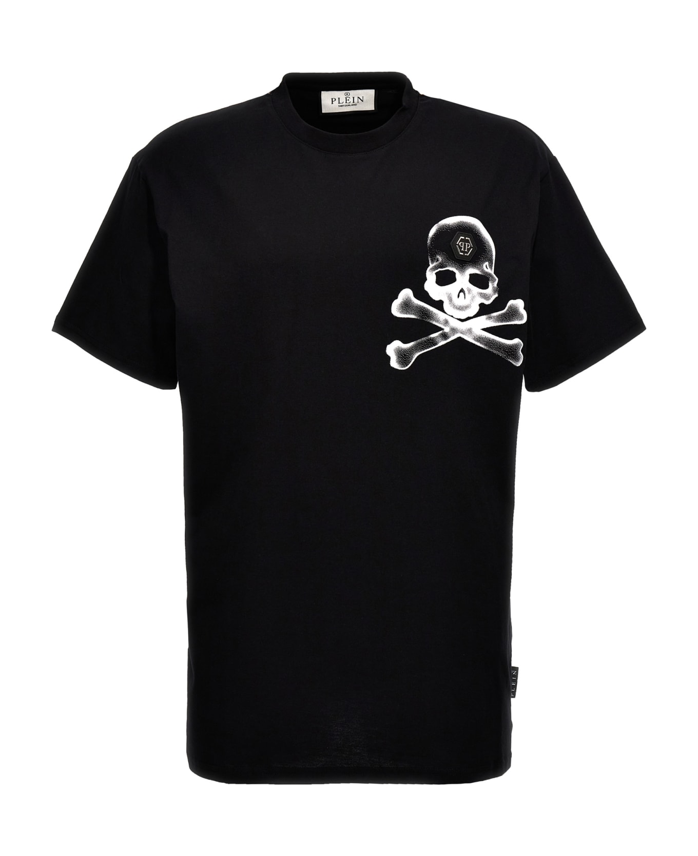 Philipp Plein 'gothic Plein' T-shirt - BLACK
