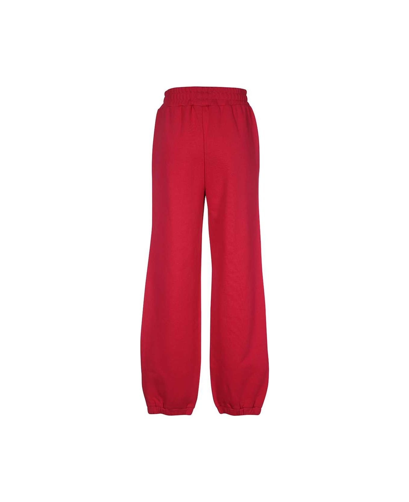 Versace Jeans Couture Logo Print Sweatpants - red