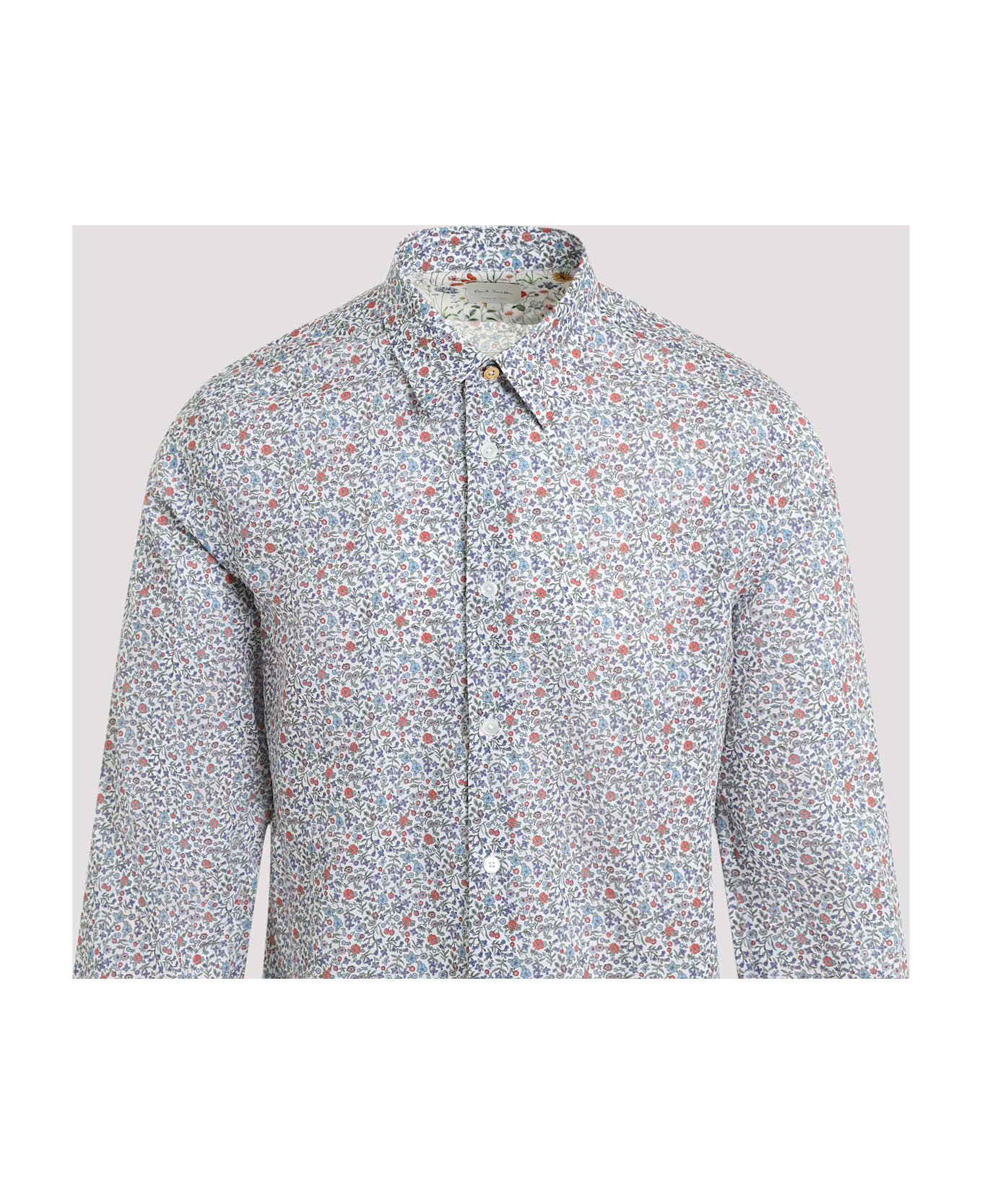 Paul Smith Cotton Slim Fit Shirt - Multi Coloured