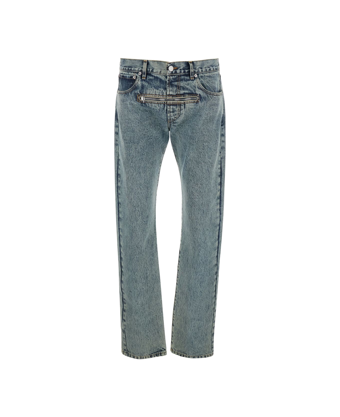JORDANLUCA Denim Zip - Light blue