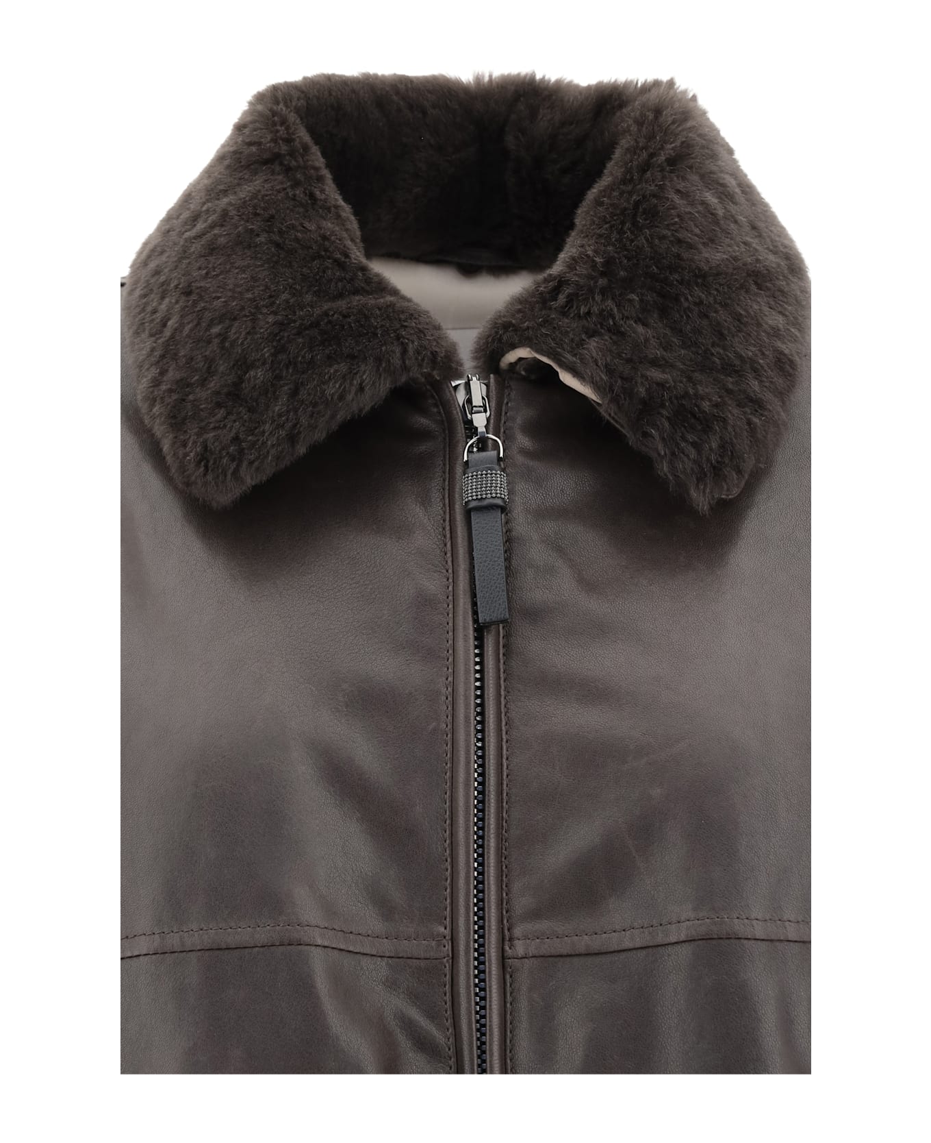 Brunello Cucinelli Leather Jacket