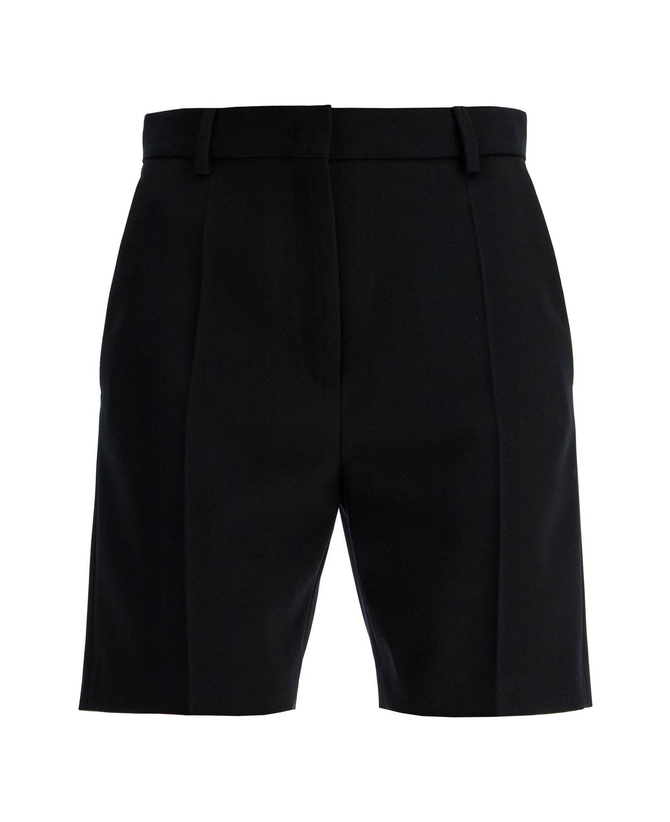 Valentino Creased Effect Shorts - Nero