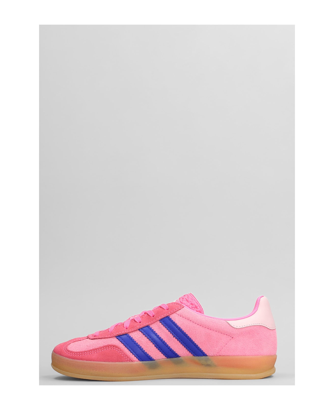 Adidas Gazelle Indoor Sneakers In Rose-pink Suede - rose-pink