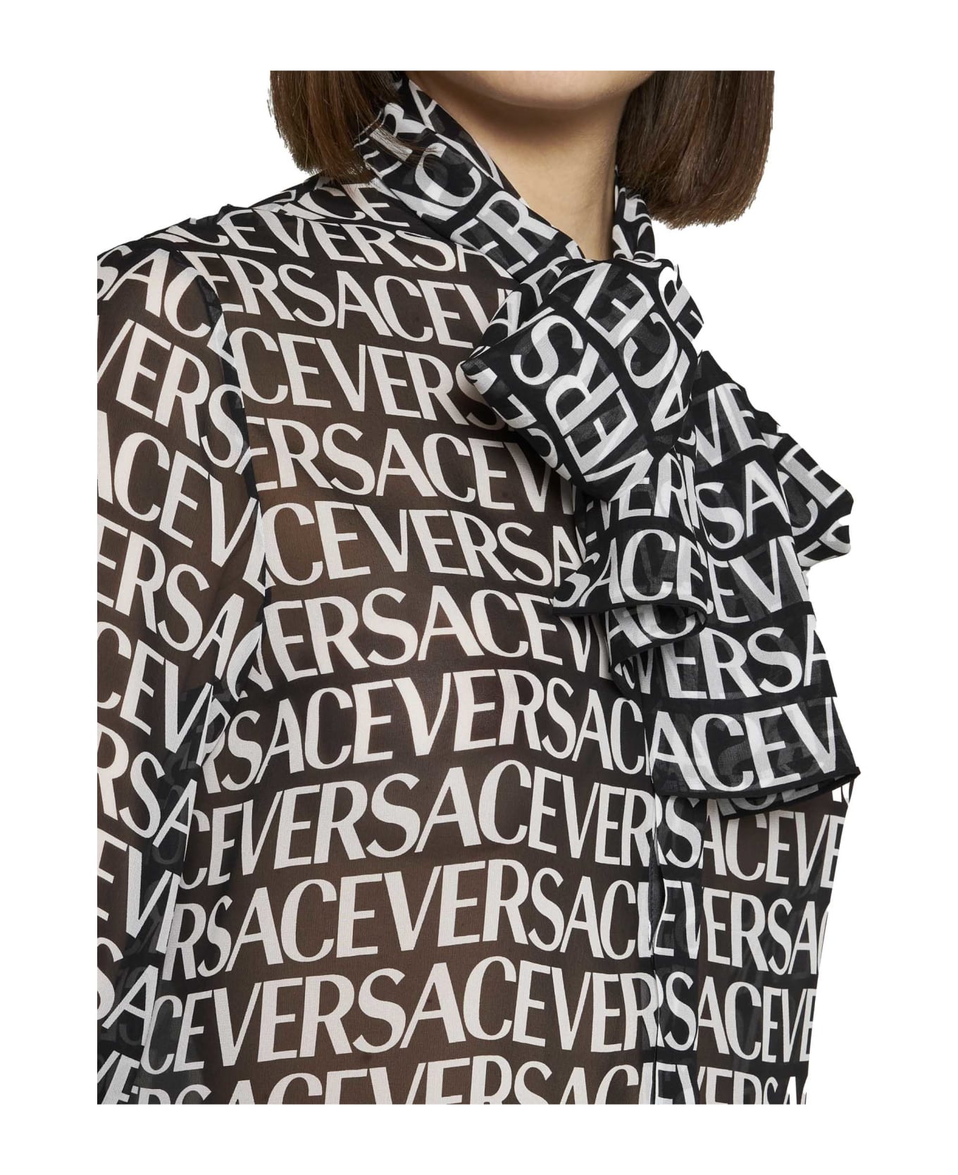 Versace Shirt - Nero bianco