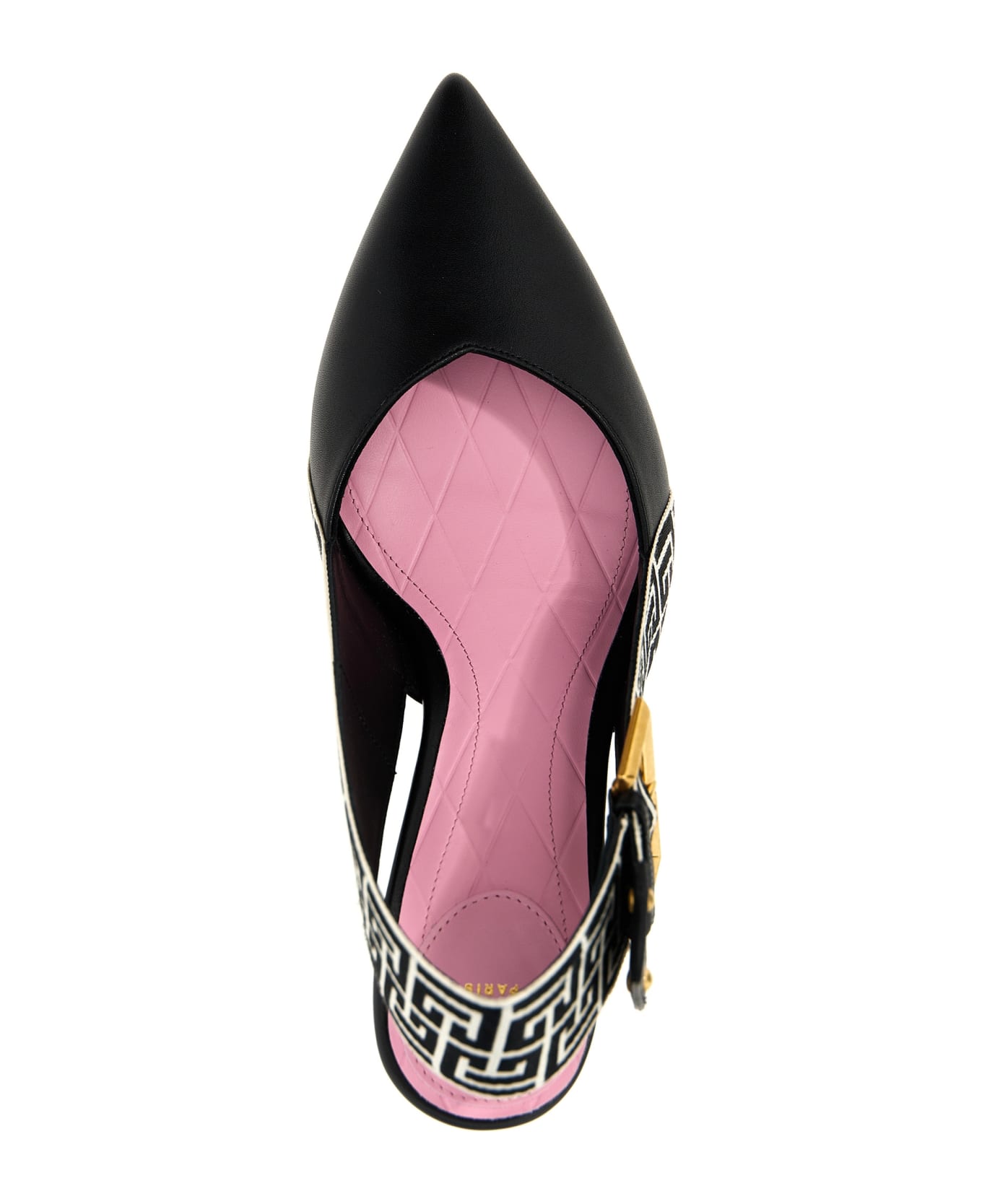 Balmain 'ruby' Slingbacks - White/Black