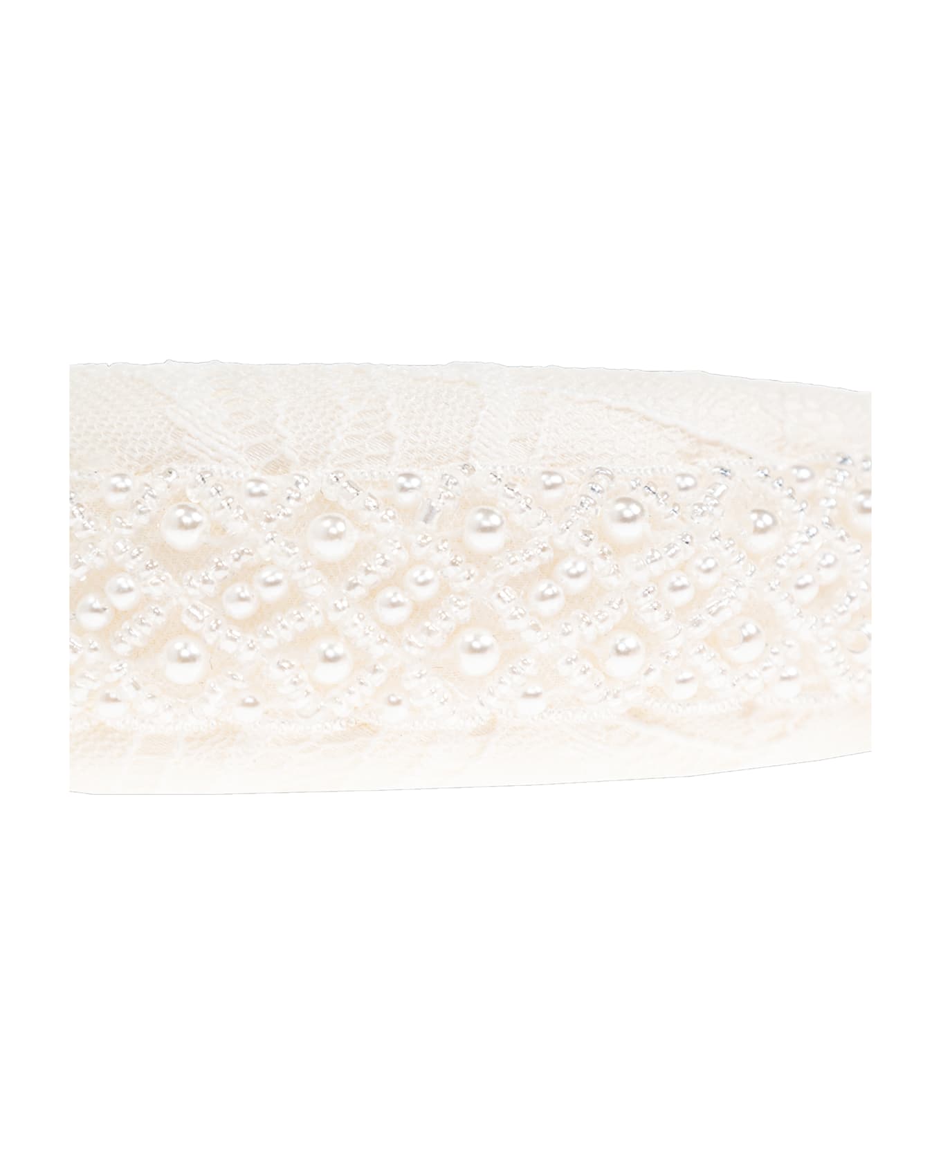 self-portrait White Headband For Girl - White