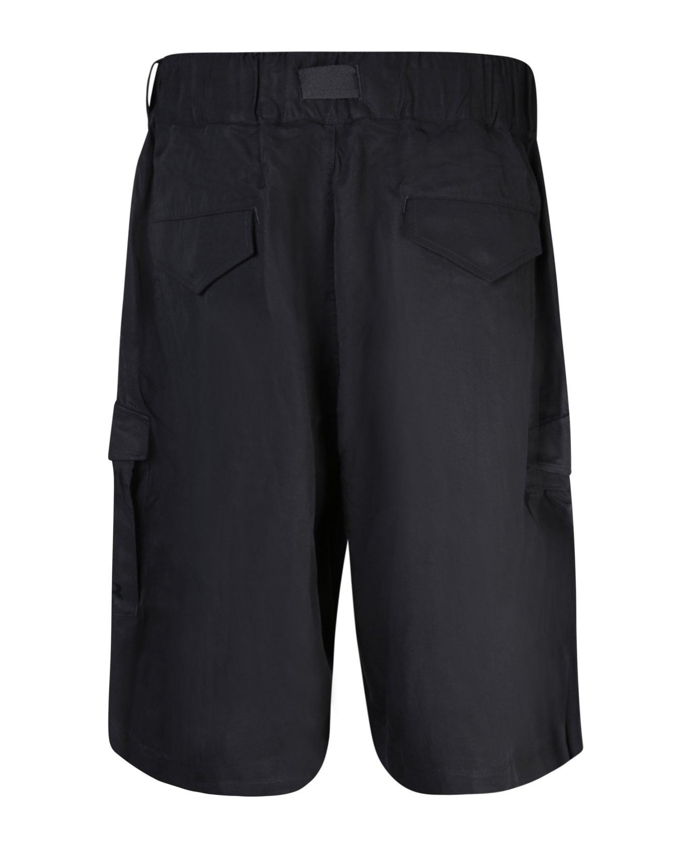 Y-3 Buckle-waist Twill Cargo Shorts Shorts - BLACK