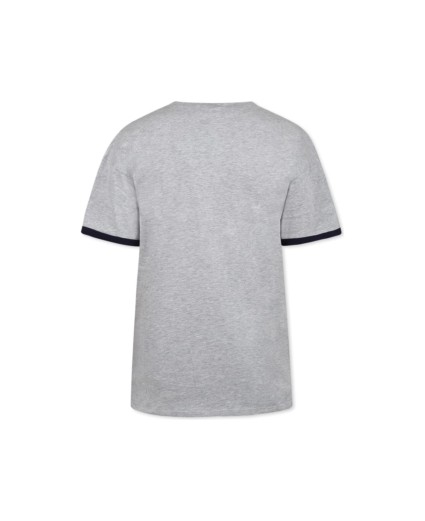 Gucci Grey T-shirt For Boy With Logo - Grey