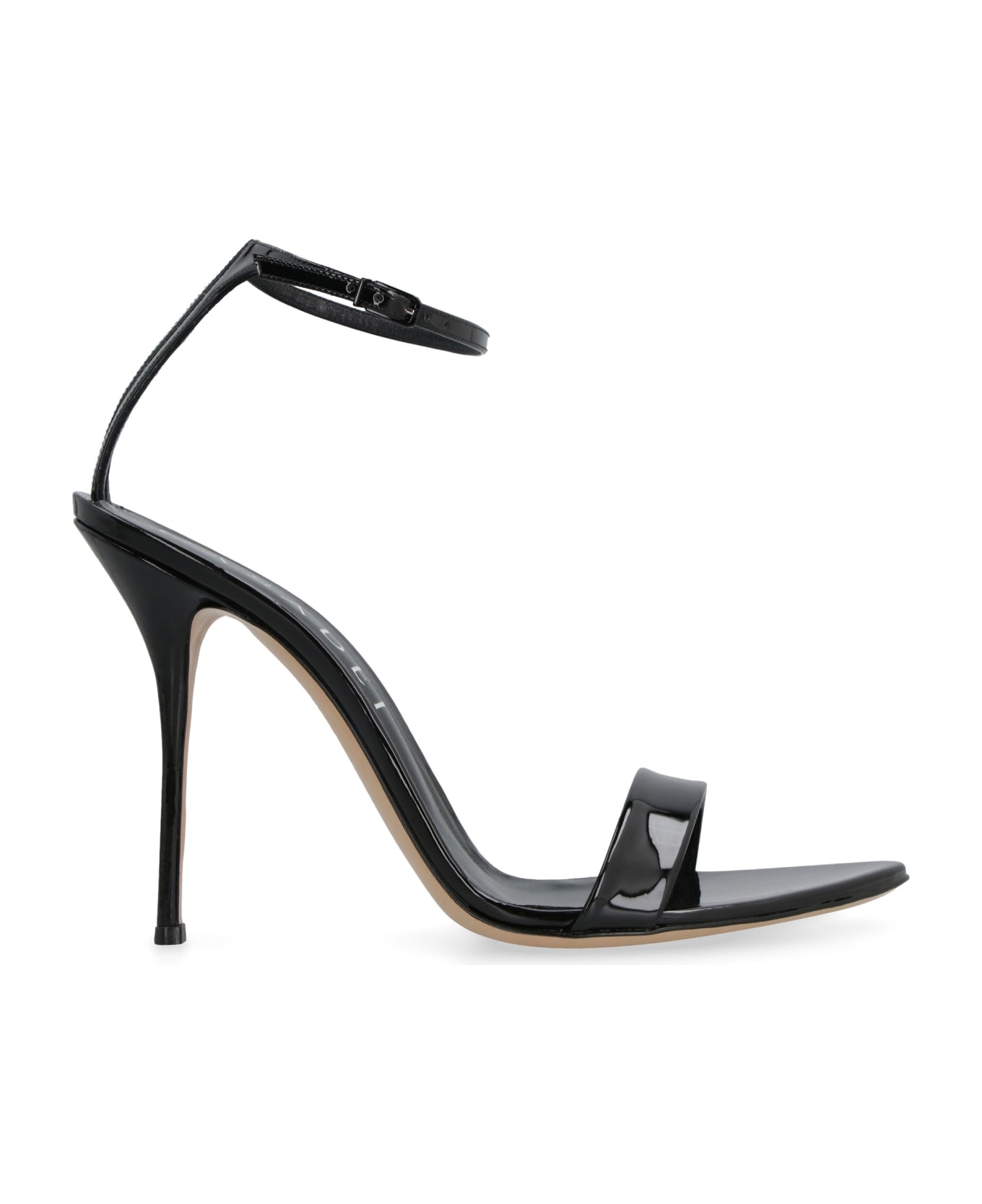 Casadei Scarlet Patent Leather Sandals - Nero サンダル