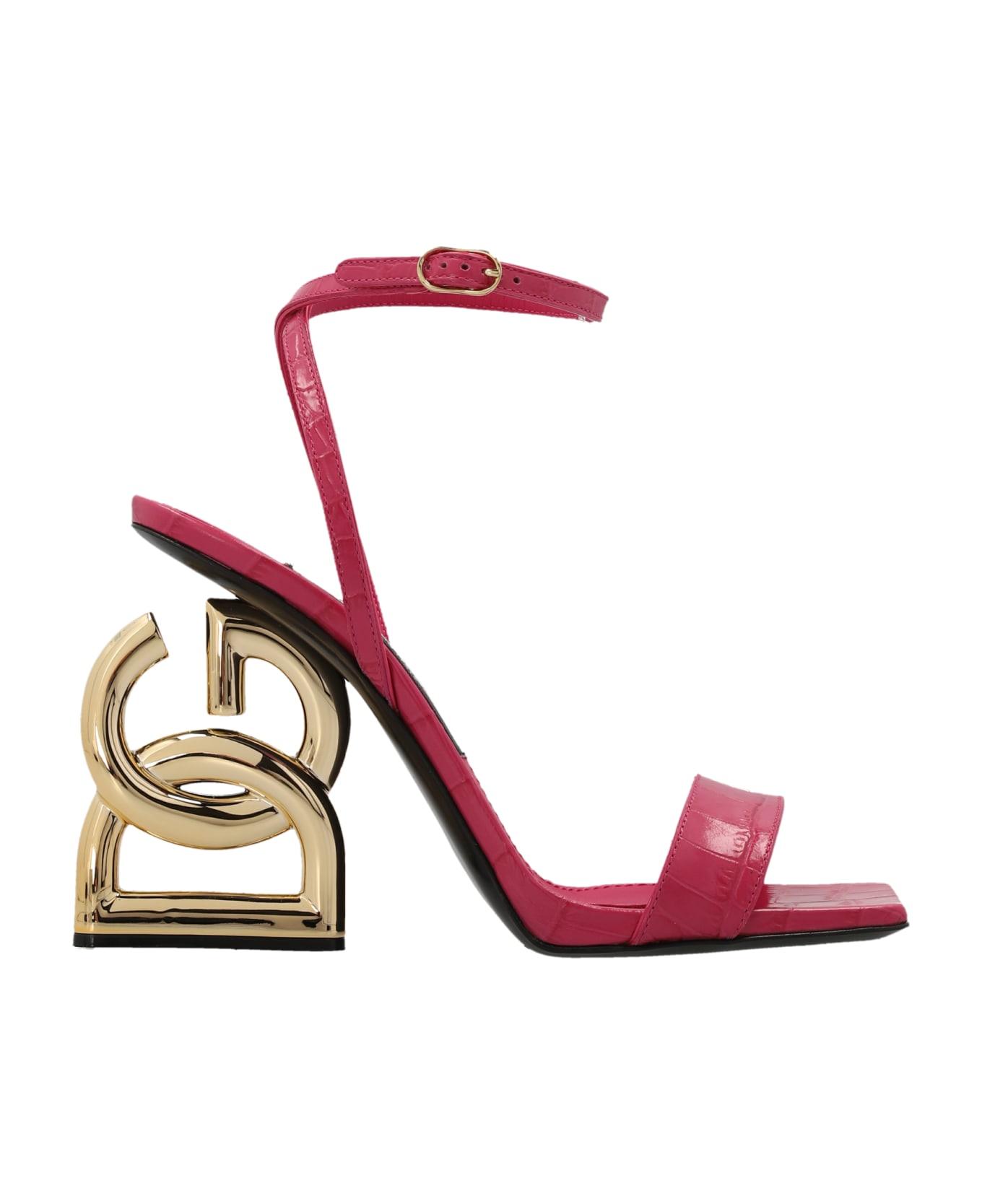 Dolce & Gabbana Logo Sandals - Pink サンダル
