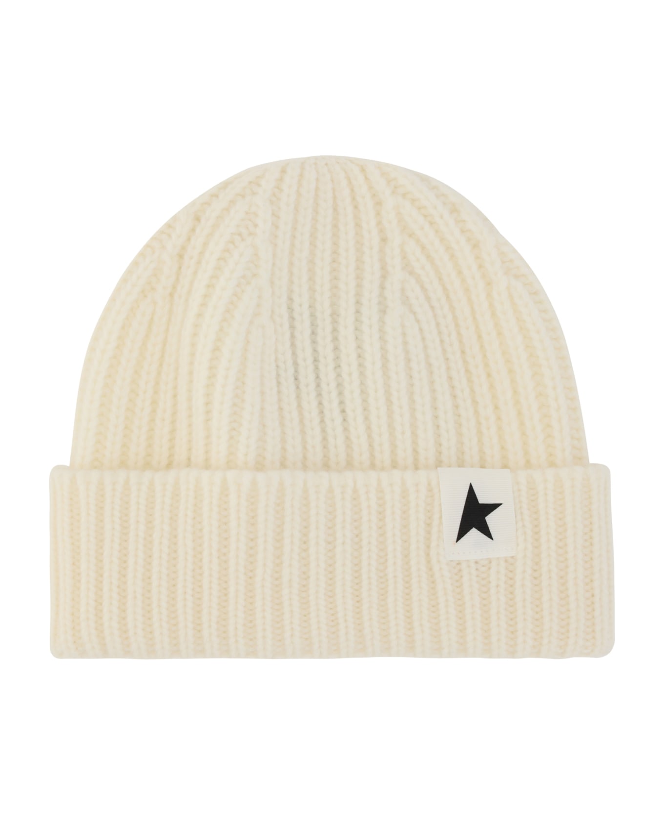 Golden Goose Beanie Hat - OFFWHITE