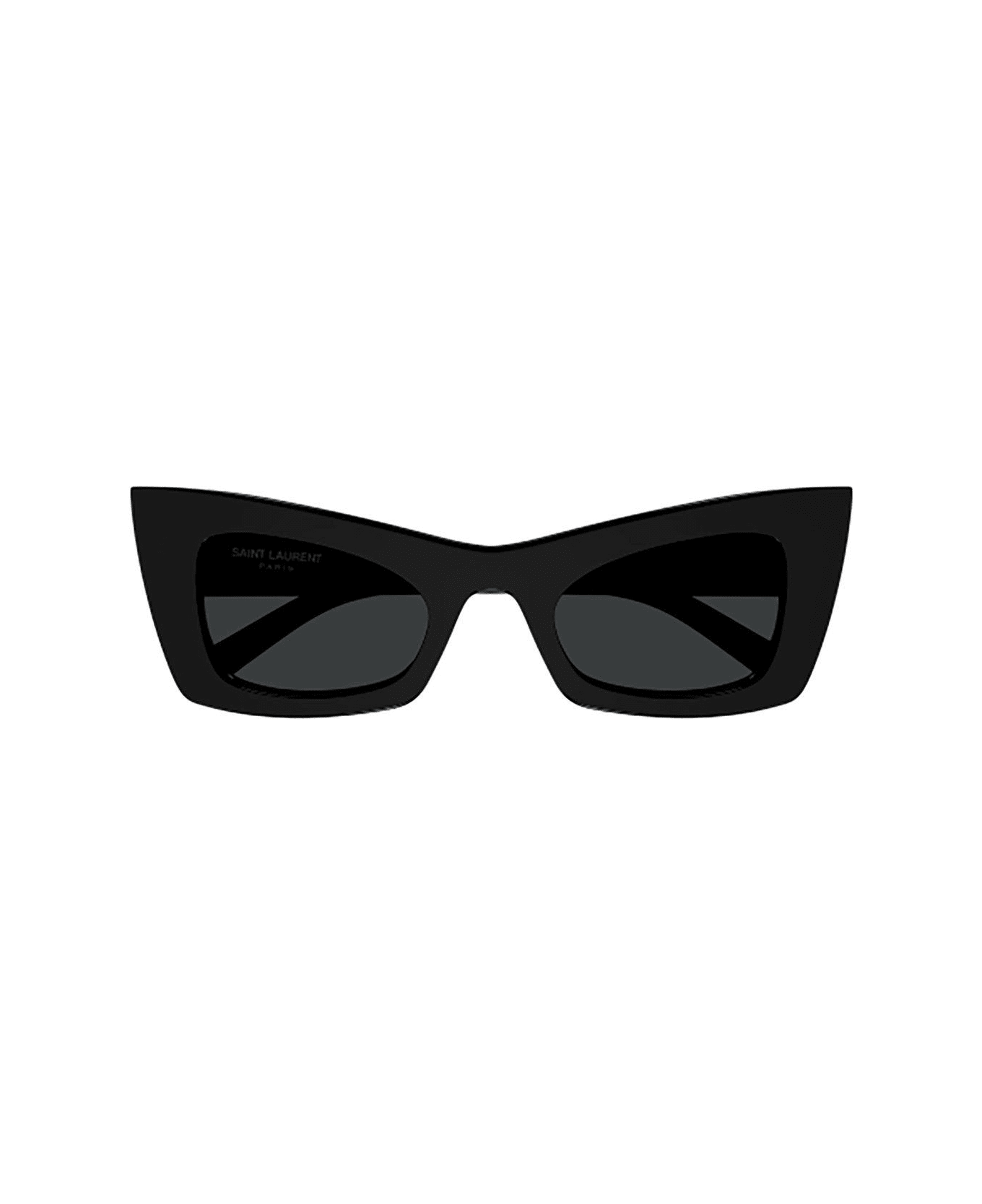 Saint Laurent Eyewear Rectangle-frame Sunglasses - 001-BLACK-BLACK-BLACK