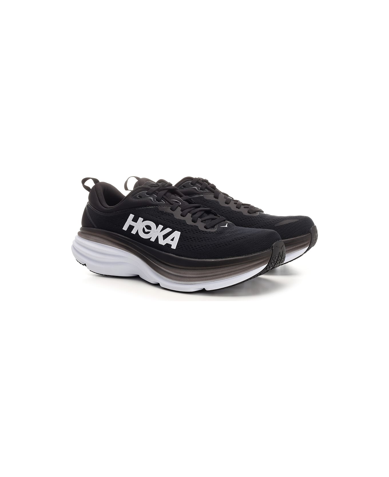 Hoka Black "bondi" Sneakers - Black