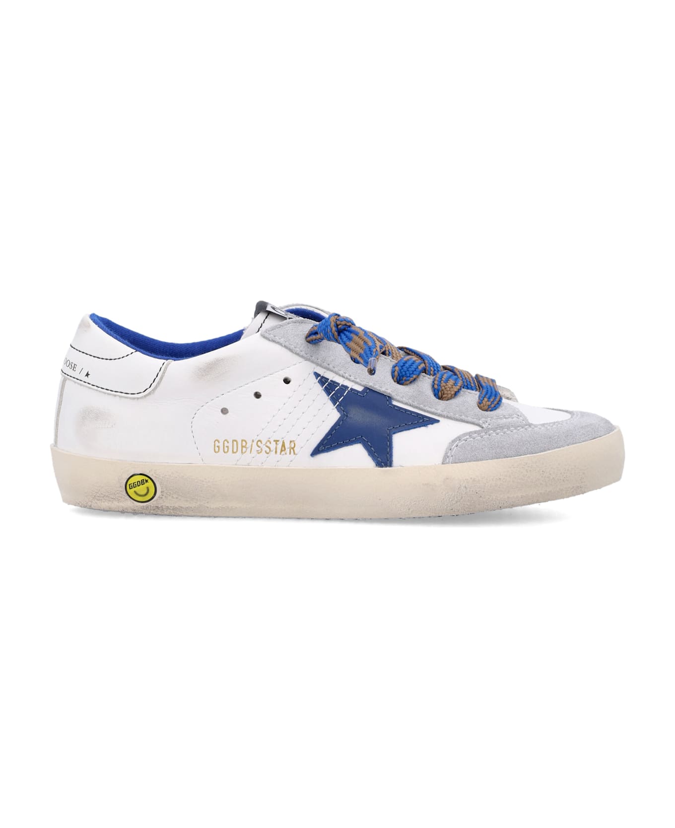 Golden Goose Super-star Penstar - WHITE/BLUE