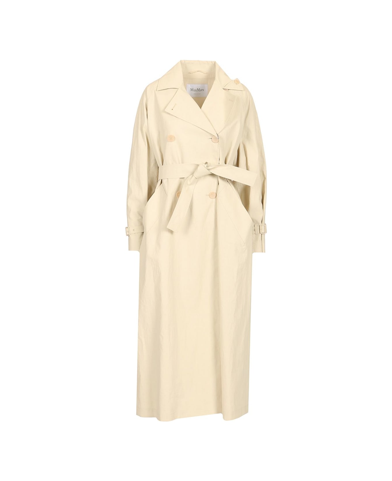 Max Mara Long Trench Coat 
ronco
 - BEIGE
