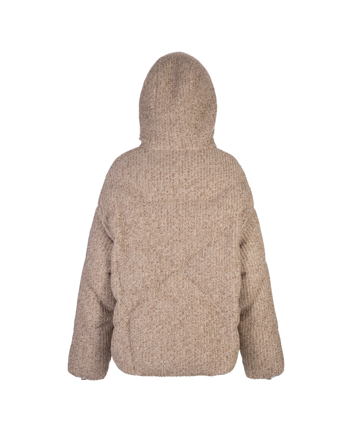 Khrisjoy Sand Khris Knit Down Jacket - Brown