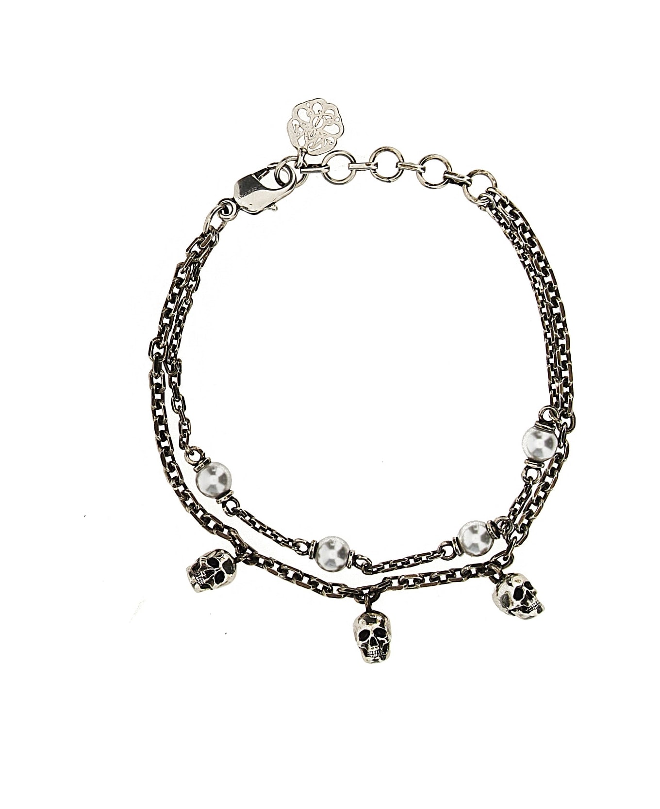 Alexander McQueen Skull Bracelet - Silver ブレスレット