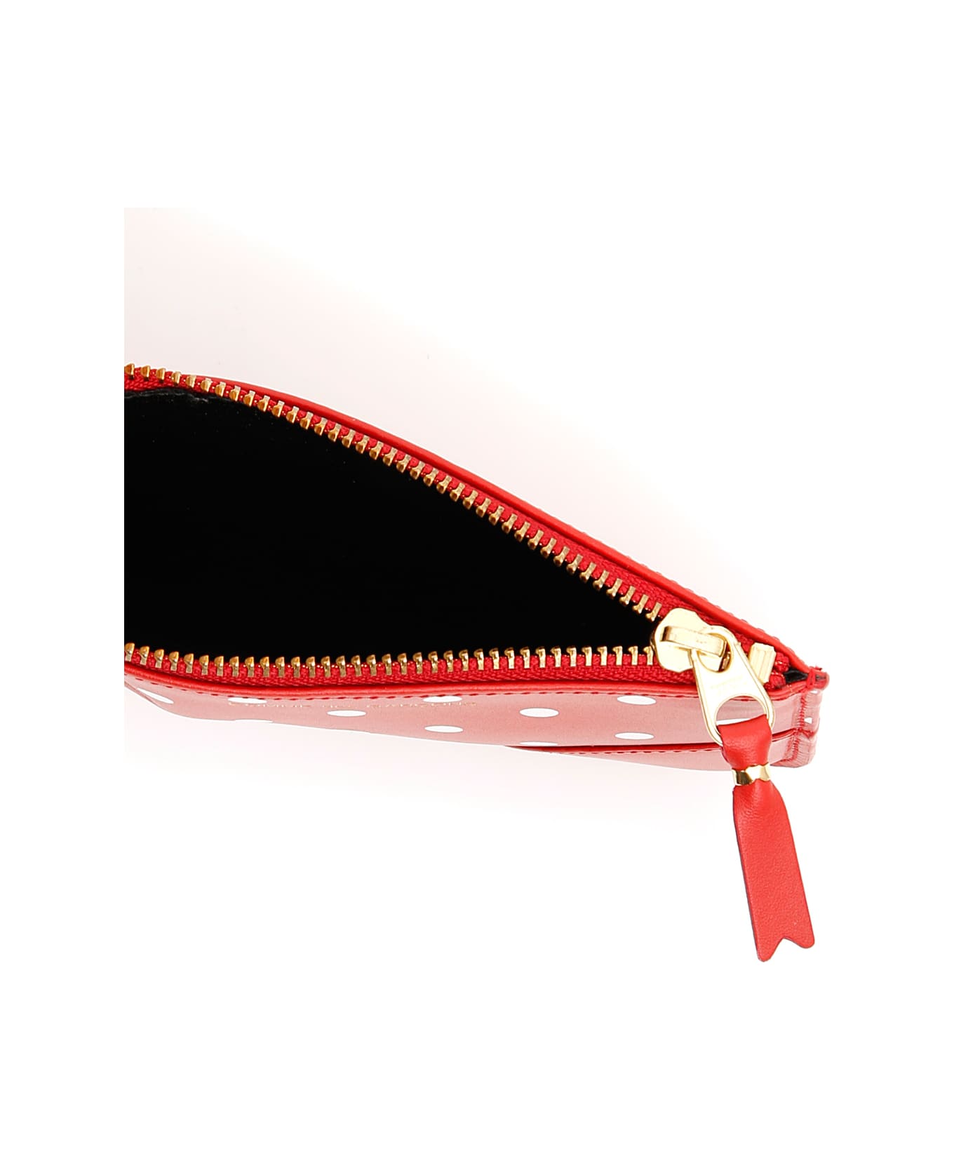 Comme des Garçons Wallet Polka Dots Pouch - Red Red