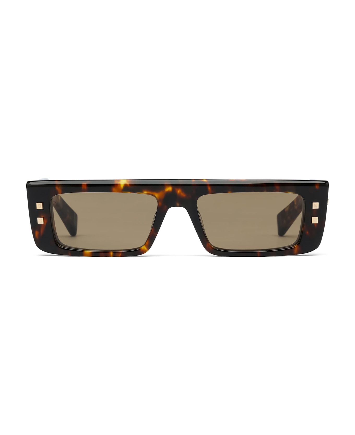 Balmain B-army Iii - Spotted Havana / 18k Gold Sunglasses - havana/gold