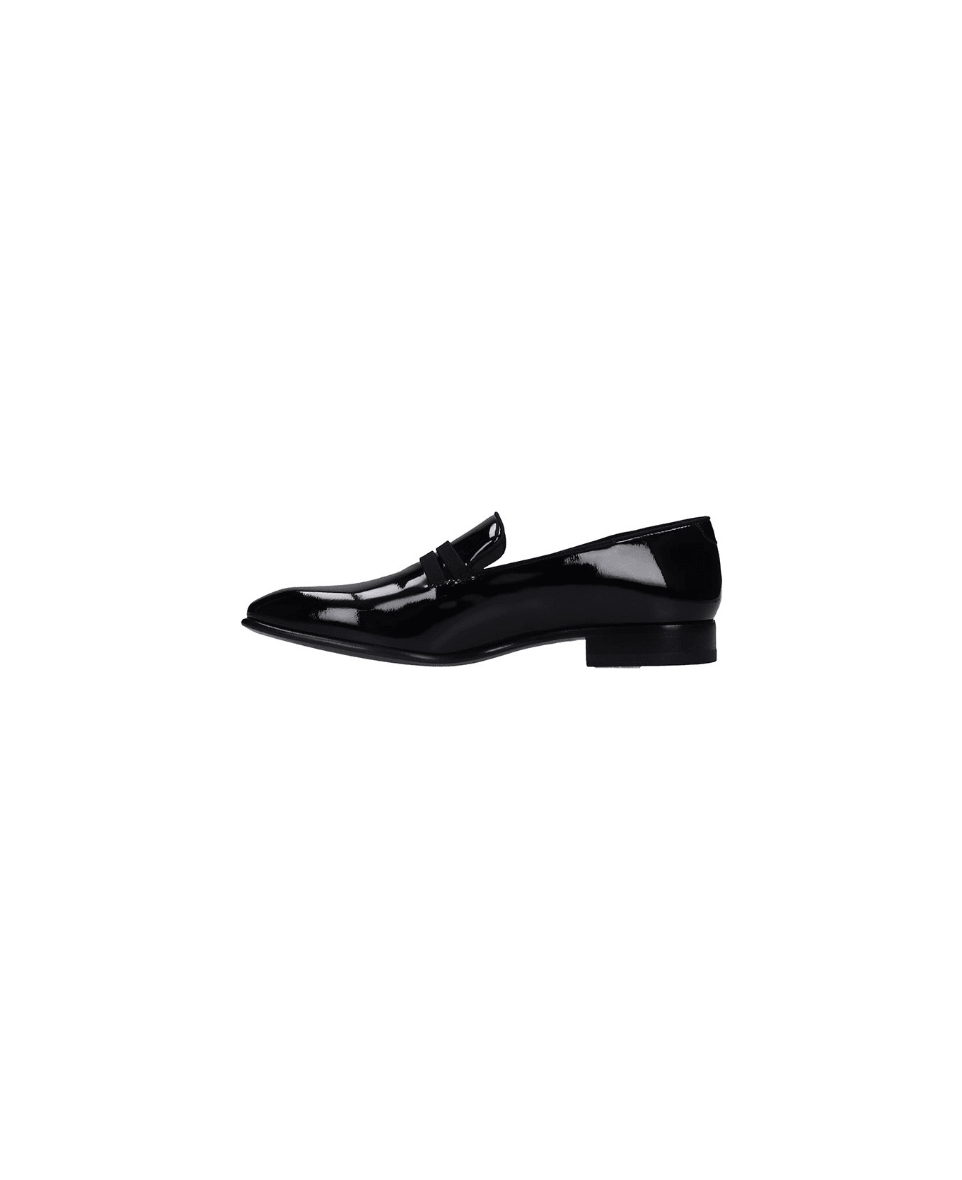 Malone Souliers Loafers In Black Patent Leather - black