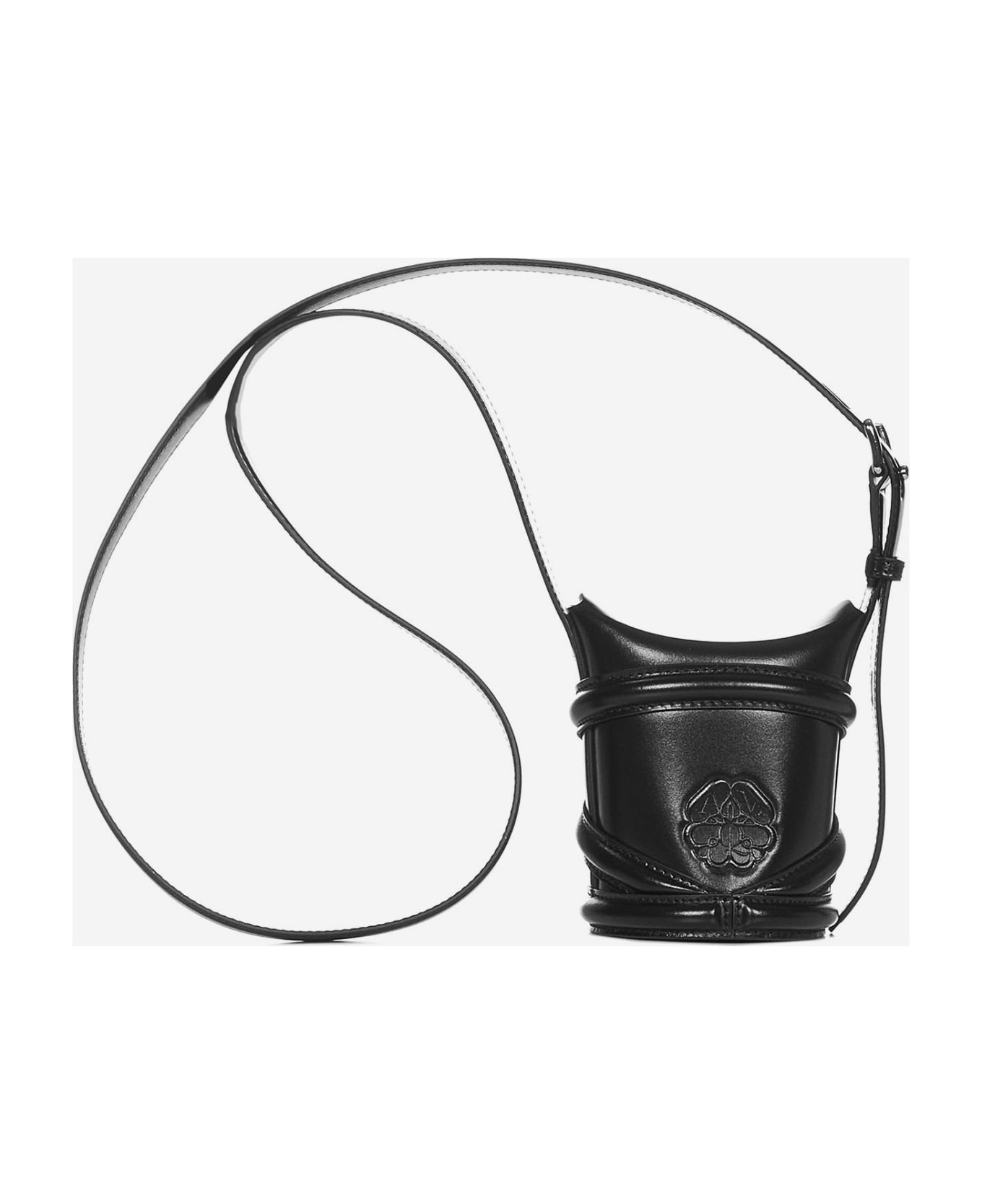 Alexander McQueen The Curve Bucket Bag - Black