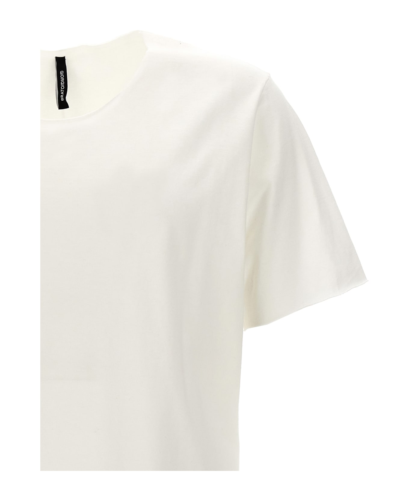Giorgio Brato Raw Cut T-shirt - White シャツ